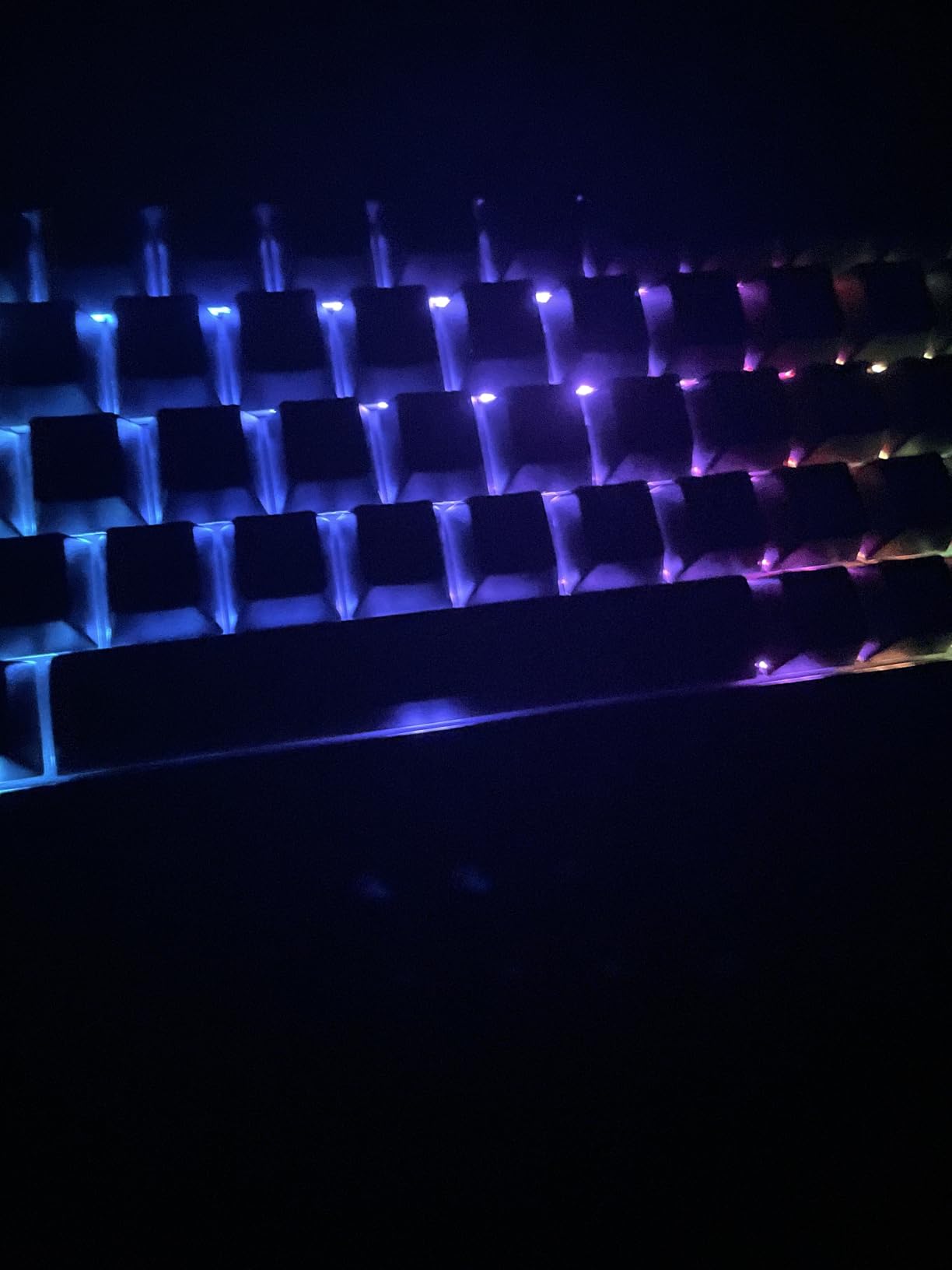 AULA WIN68 HE Mechanical Gaming Keyboard 60%, Hall Effect Magnetic Switch, Fast Trigger Mode Adjustable Actuation, 8000Hz Polling Rate, RGB Backlit, Wired Black Keyboard for Laptop/PC Gamer - Customer Photo 1