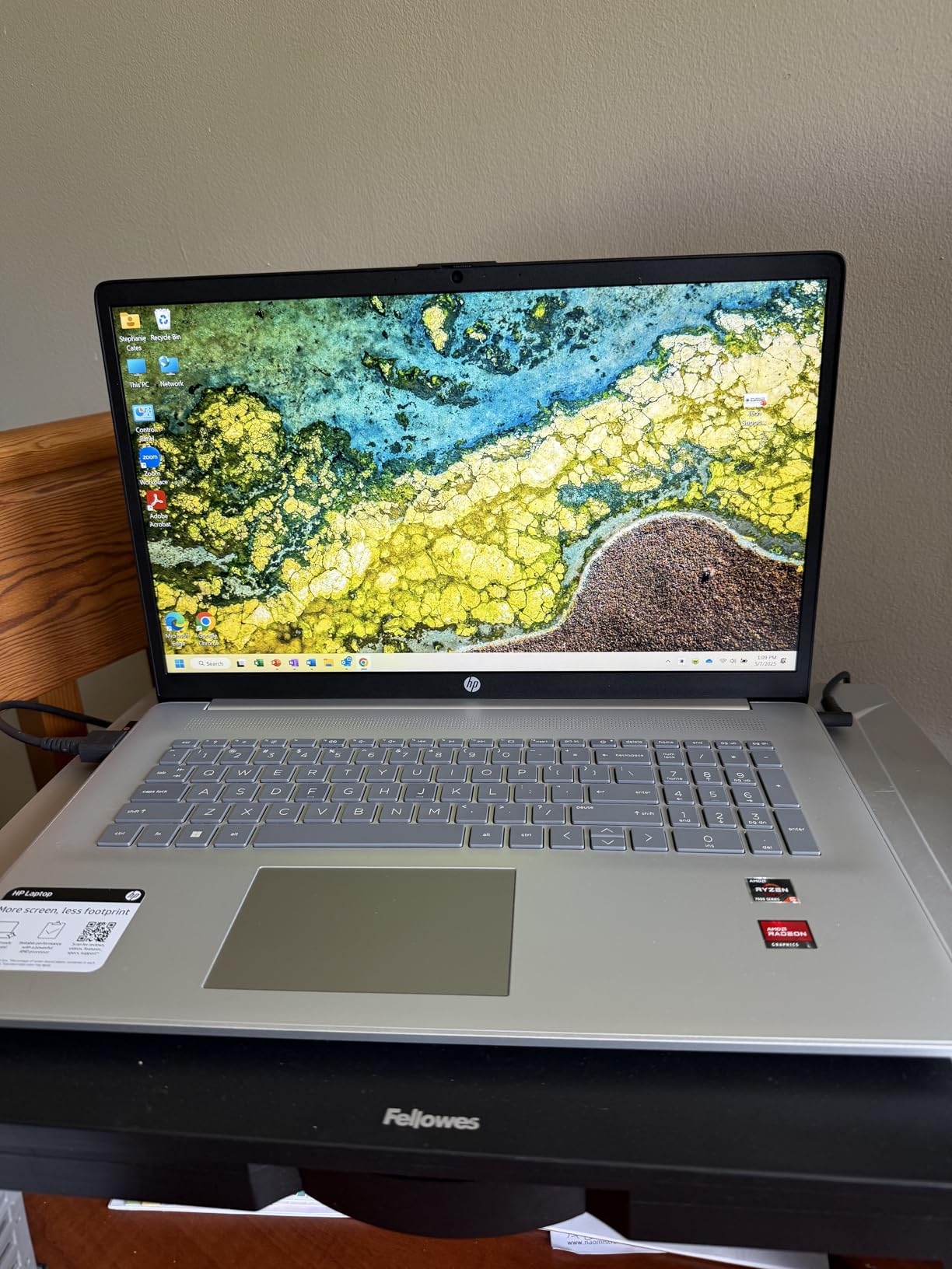 HP 2025 17 Inch Laptop Computer, 17.3 IPS FHD Business Laptop PC, AMD Ryzen 5 6-Core, 64GB RAM 2.5TB Storage (2TB SSD+512GB Docking Set), Windows 11 Pro Lifetime Office, 10-Key Number Pad - Customer Photo 1