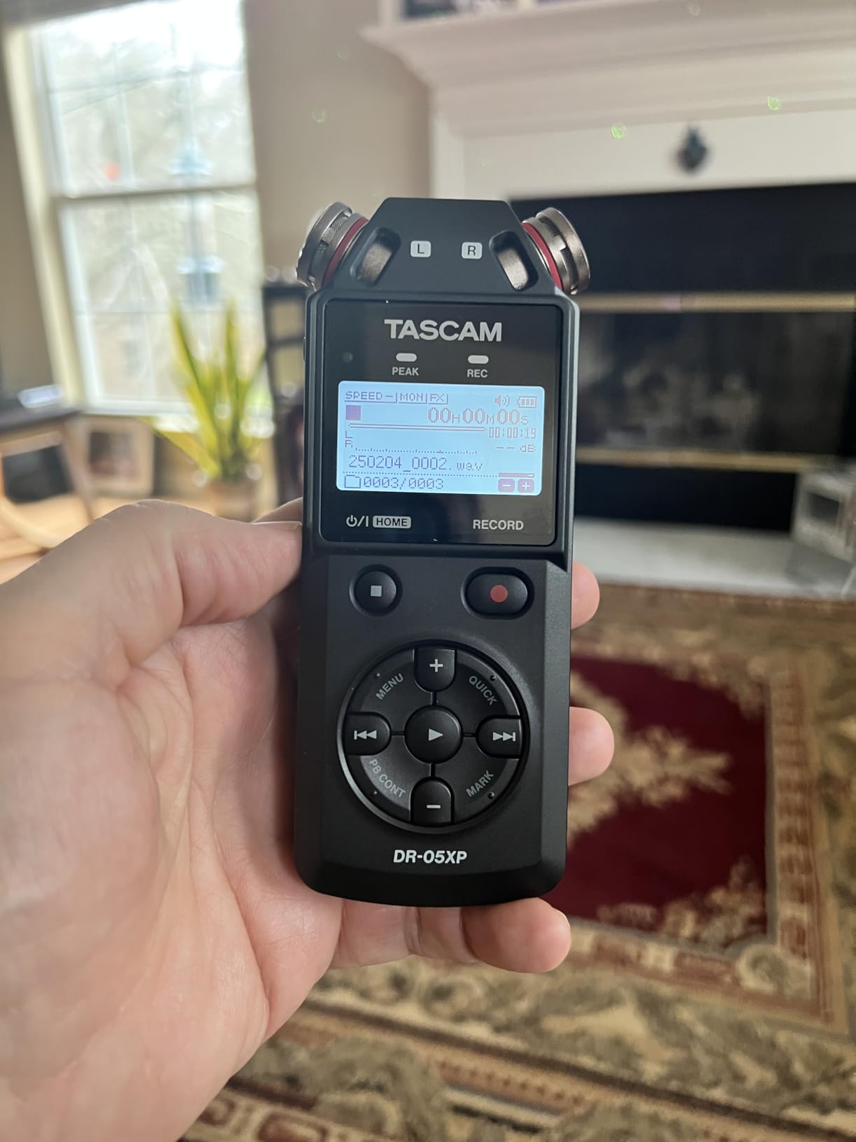 TASCAM DR-05XP 32-Bit Float Portable Handheld Field Recorder and USB-C Audio Interface — Digital Stereo Recording of Music, Sound, Voice, Audio for Video and Podcasting - Customer Photo 2