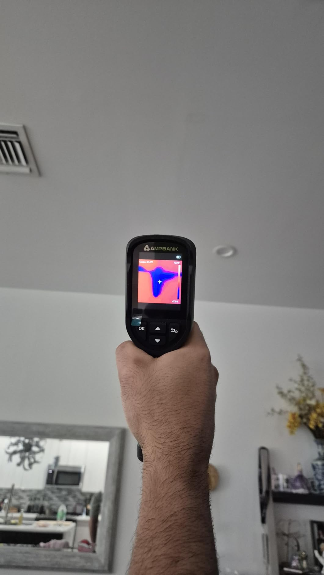 H128 Handheld Thermal Camera, 240 x 240 TISR Resolution, 24h Battery Life Thermal Imaging Camera, 25 Hz Infrared Camera with Temperature Alarm, -4℉~ 842℉ Temp Range, IP65 Protection Level - Customer Photo 2
