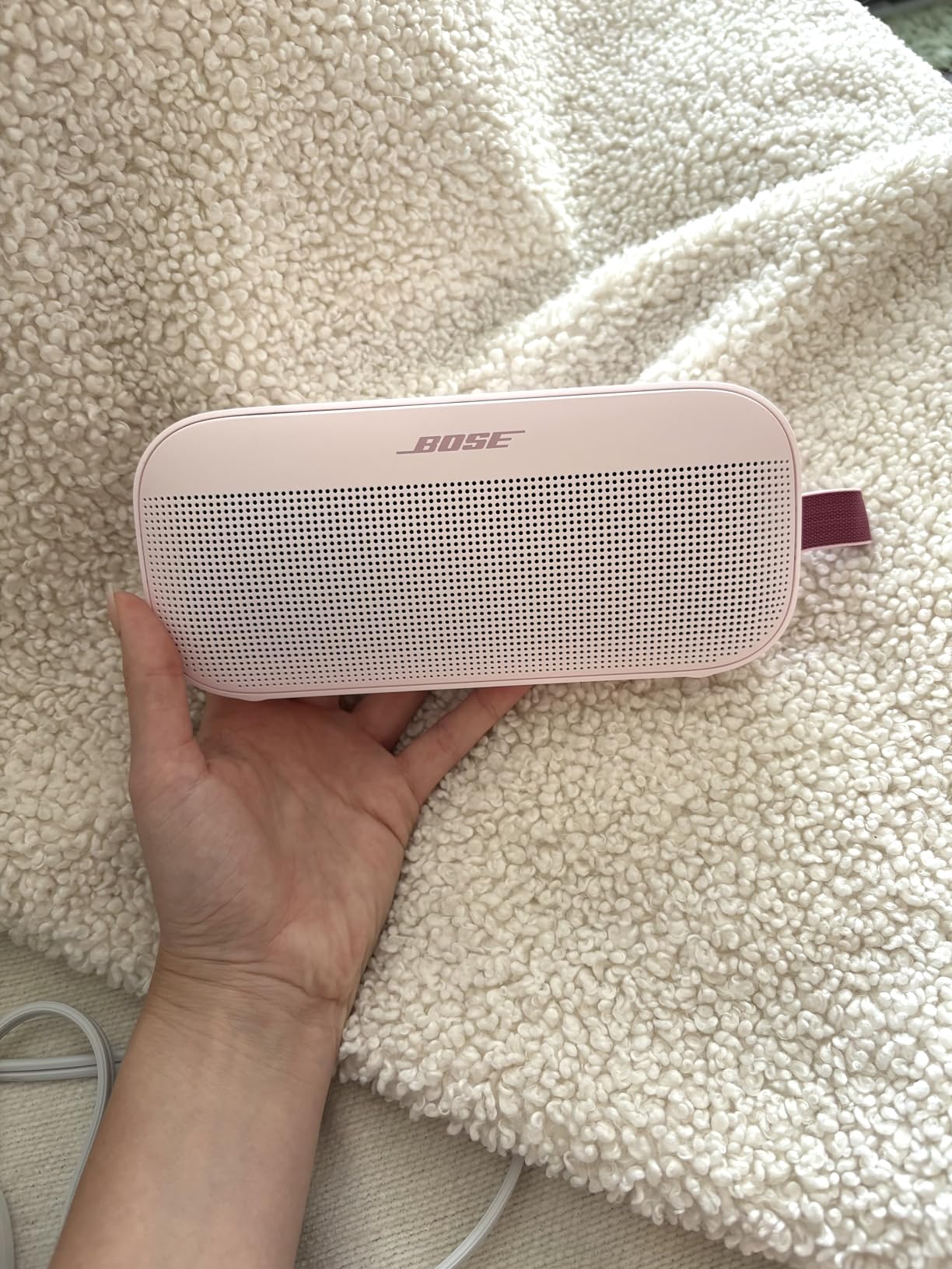 Bose SoundLink Flex Portable Bluetooth Speaker (2nd Gen), Portable Outdoor Speaker with Hi-Fi Audio, Up to 12 Hours Battery Life, Waterproof and Dustproof, Twilight Blue - Limited Edition Color - Customer Photo 5