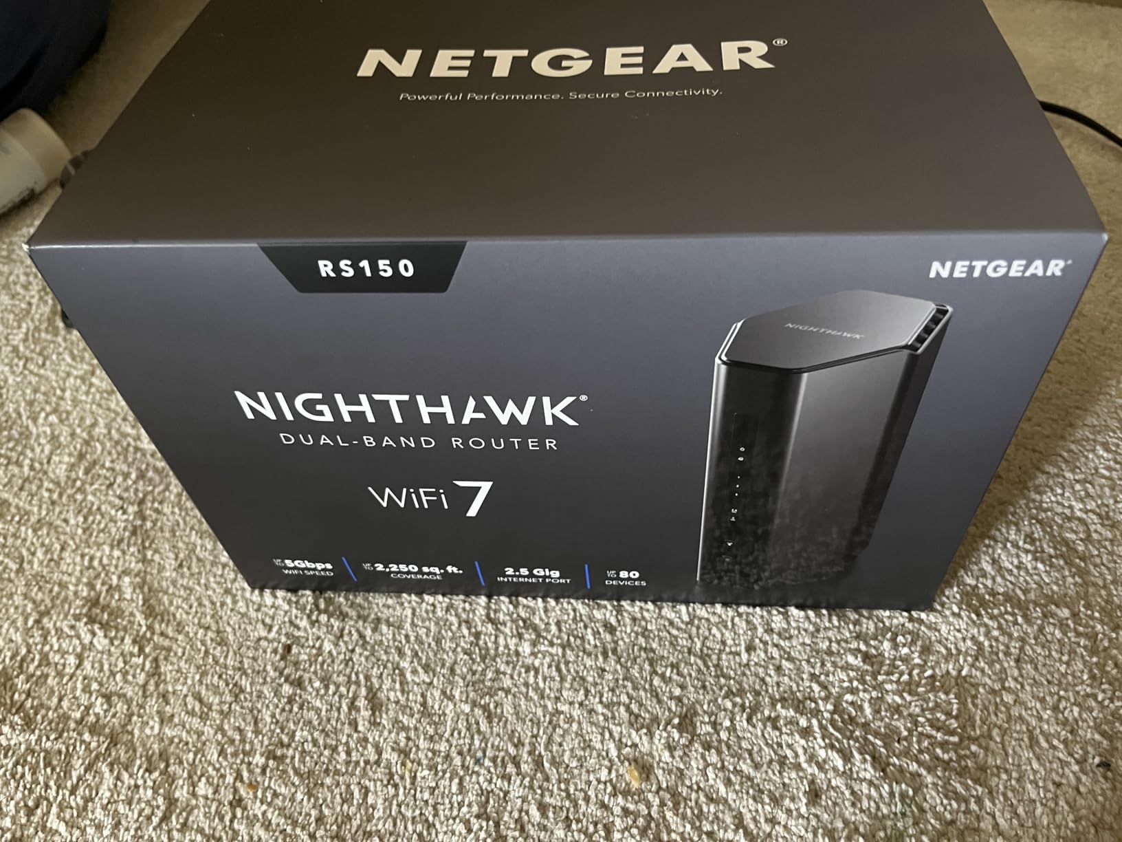 NETGEAR Nighthawk Dual-Band WiFi 7 Router (RS90) – Router Only, BE3600 Wireless Speed (up to 3.6 Gbps) - Covers up to 2,000 sq. ft., 50 Devices – 2.5 Gig Internet Port - Free Expert Help - Customer Photo 4