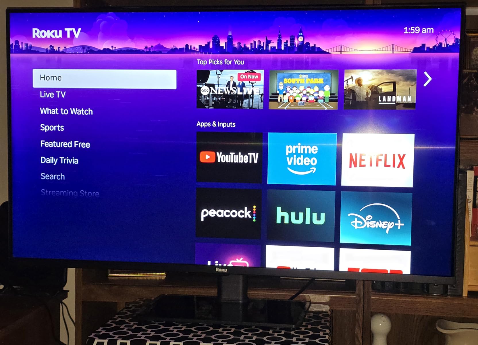 Roku Smart TV 2025 – 50-Inch Select Series, 4K HDR TV – RokuTV with Enhanced Voice Remote – Flat Screen LED Television with Wi-Fi for Streaming Live Local News, Sports, Family Entertainment - Customer Photo 3