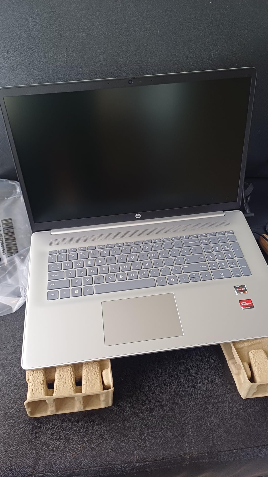 HP 17.3 inch Laptop, HD+ Display, AMD Ryzen 5 7520U, 16 GB RAM, 512 GB SSD, AMD Radeon Graphics, Windows 11 Home, Natural Silver, 17-cp2199nr customer photo 2