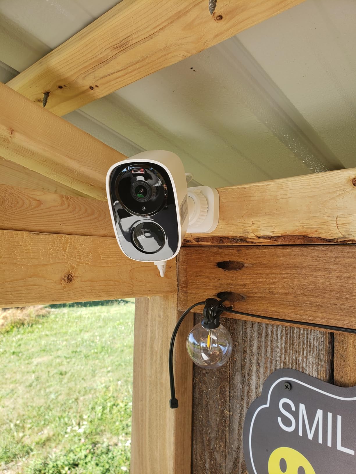 2025 Upgraded 2K Security Cameras Wireless Outdoor, Free Cloud Storage & Local SD Card Support, 1-6 Months Battery Life, Waterproof, 2-Way Talk, AI Motion Detection Spotlight Siren Alarm Camera - Customer Photo 5