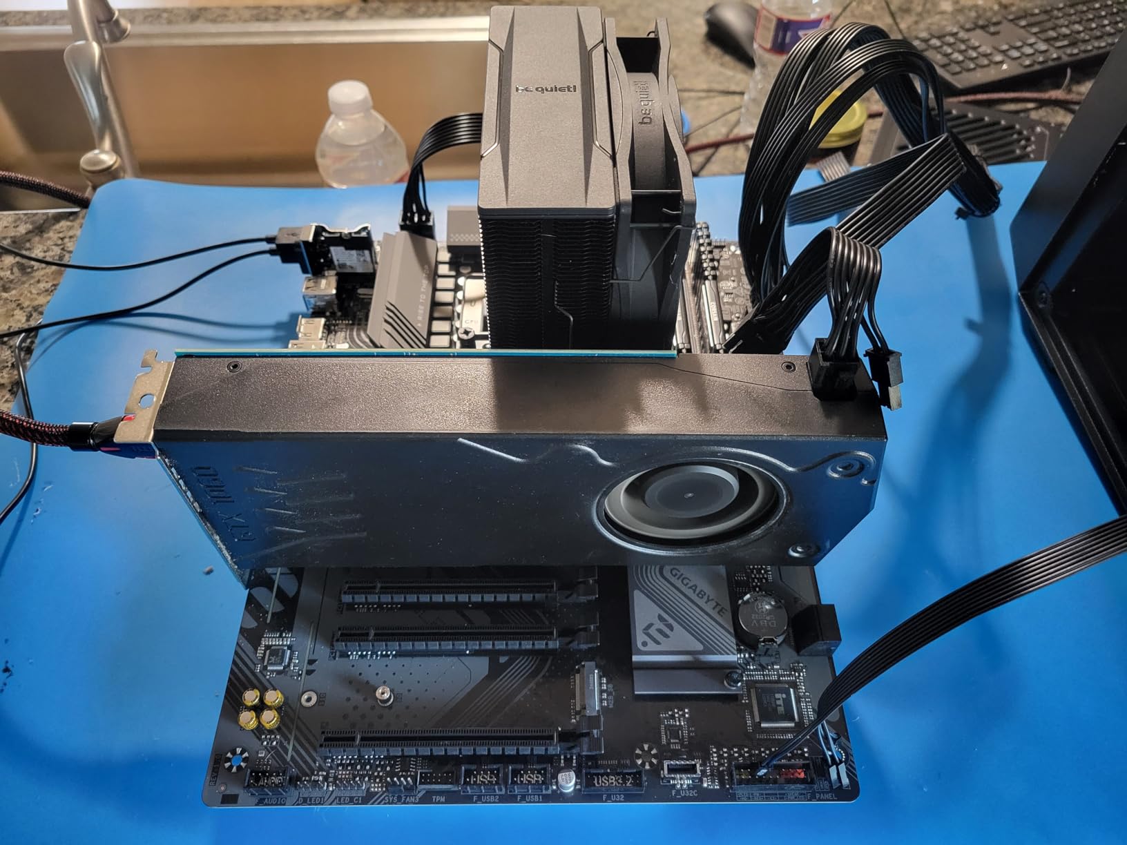 GIGABYTE B550 Eagle WIFI6 Motherboard, Supports AMD AM4 Ryzen 5000 Processors, ATX, DDR4, 2X M.2, PCIe 4.0, WIFI6, 1GbE LAN, EZ-Latch - Customer Photo 2