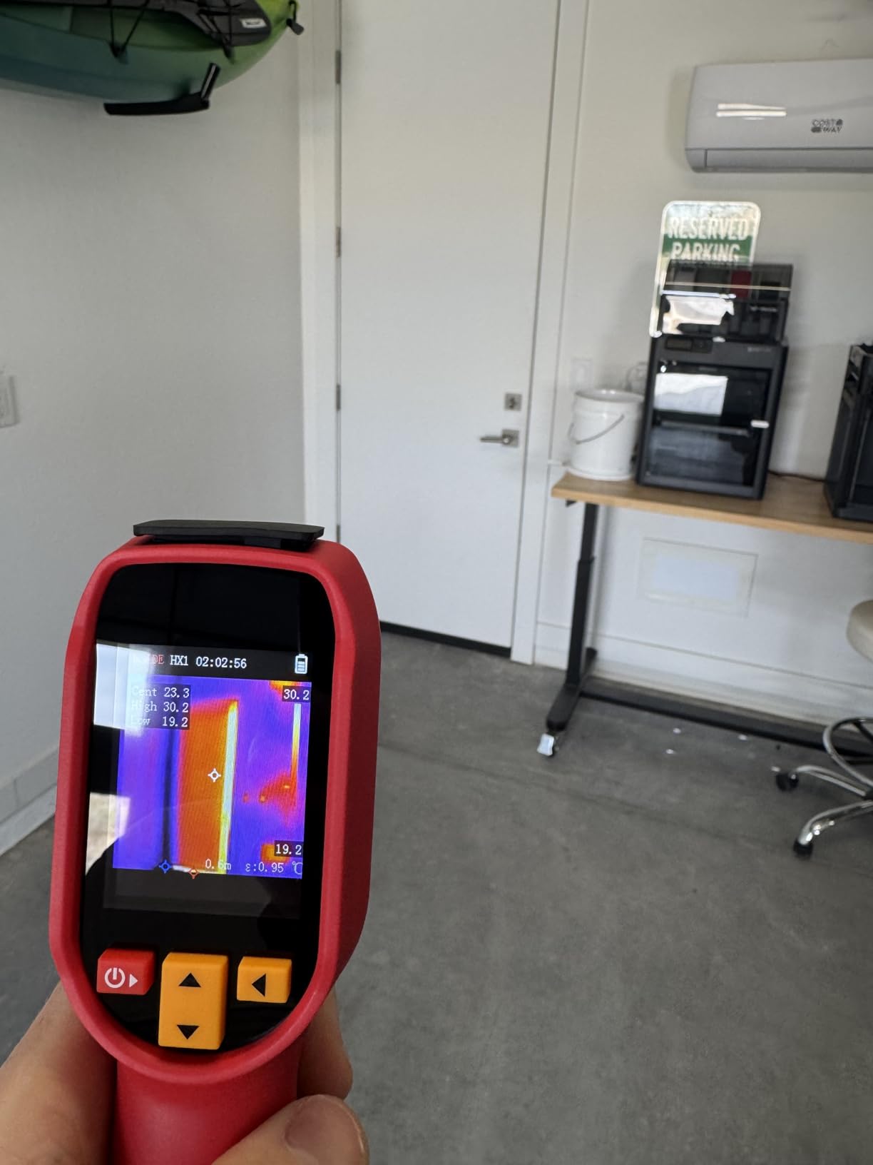 BSIDE Thermal Imaging Camera 240 x 240 Resolution Handheld Infrared IR Camera, 15 Thermal Palettes with 320 x 240 Full-Viewing TFT Display for Home Inspection HVAC Heat Pump Circuit Break, -4℉~1022℉ - Customer Photo 2