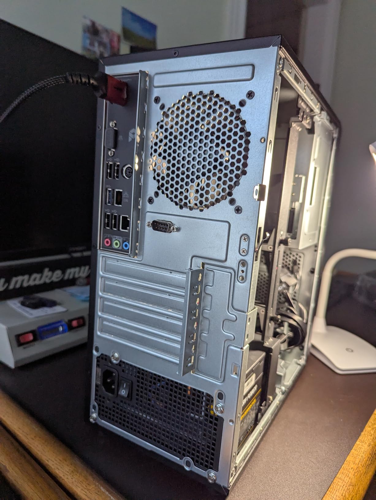 msi PRO DP180 Tower Desktop, NVIDIA GeForce RTX 5060, Intel Core i7-13700, 32GB RAM, 2TB SSD, HDMI, SD Card Reader, DP, DVD-RW, VGA, KB & Mouse, Wi-Fi 6E, Win 11 Home, PC for Office/Business/Gaming - Customer Photo 1