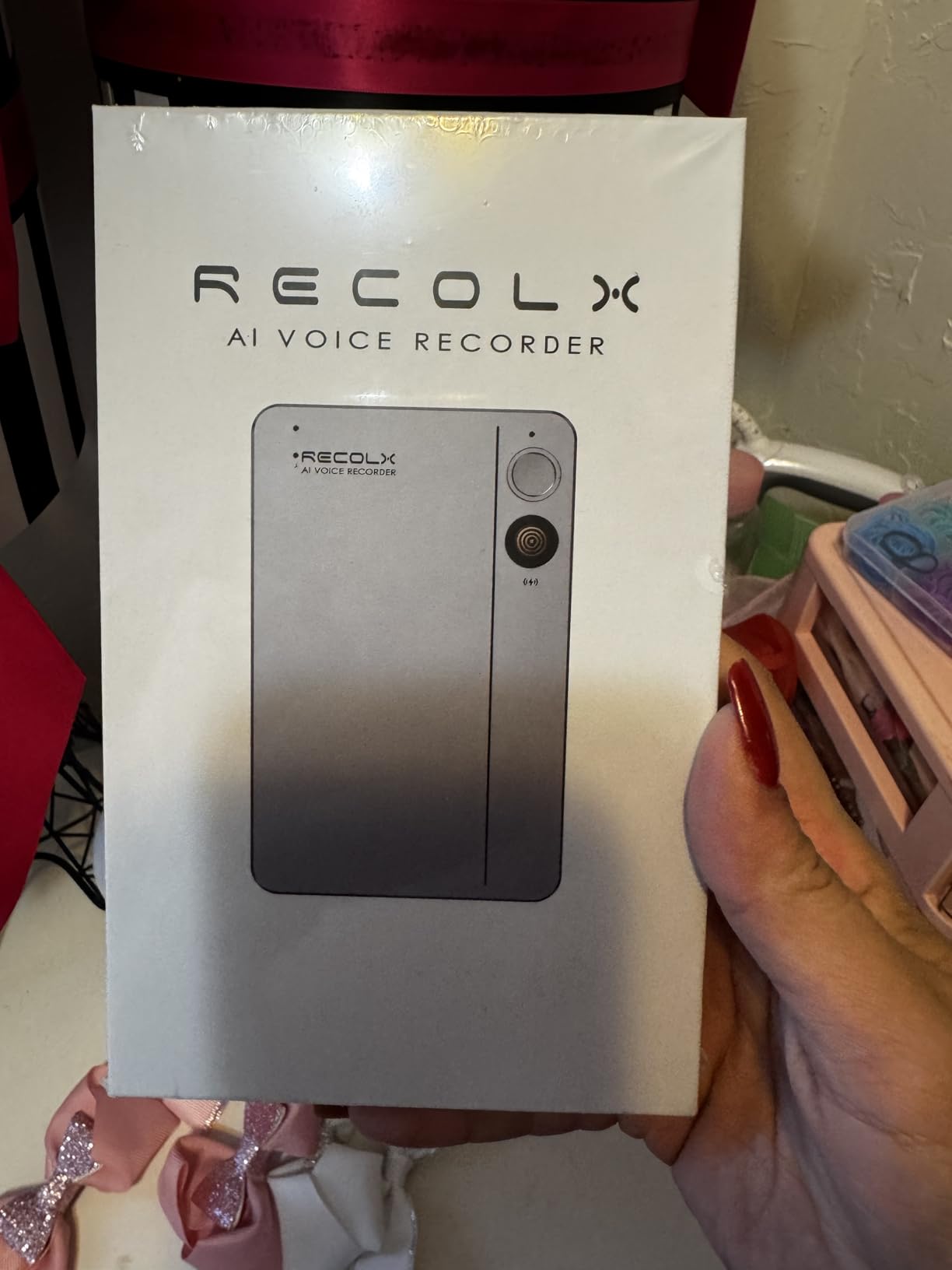 RECOLX AI Voice Recorder, App Control, Transcribe & Summarize with 71 Pro Templates, Deep AI Analysis, Record Anytime Anywhere for Meetings, Work, Lectures, 112 Languages,Grey - Customer Photo 3