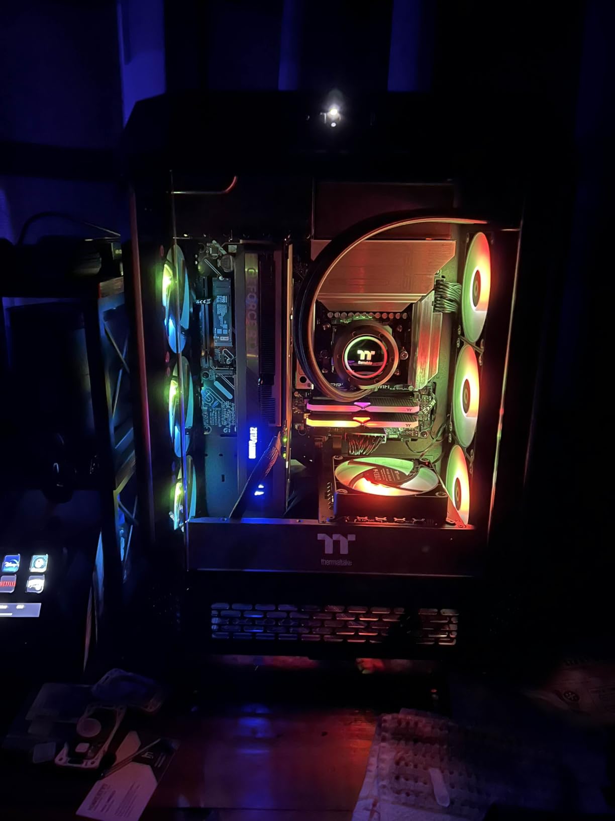 Thermaltake Reactor 9880 Gaming Desktop (AMD Ryzen™ 7 9800X3D, ToughRam 32GB DDR5 6400MT/s RGB Memory, NVIDIA® GeForce RTX™ 5080, 2TB NVMe M.2, WiFi, Windows 11) T6BK-X870-580-LCS - Customer Photo 3