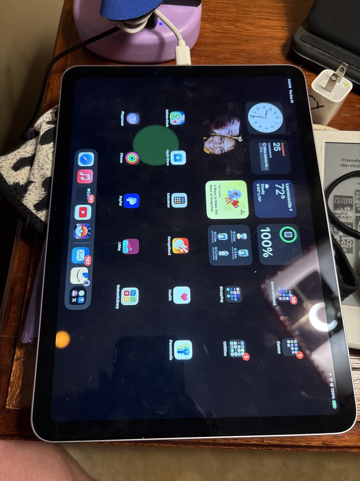 Apple iPad Air 11-inch with M3 chip Built for Apple Intelligence, Liquid Retina Display, 128GB, 12MP Front/Back Camera, Wi-Fi 6E, Touch ID, All-Day Battery Life — Blue - Customer Photo 5
