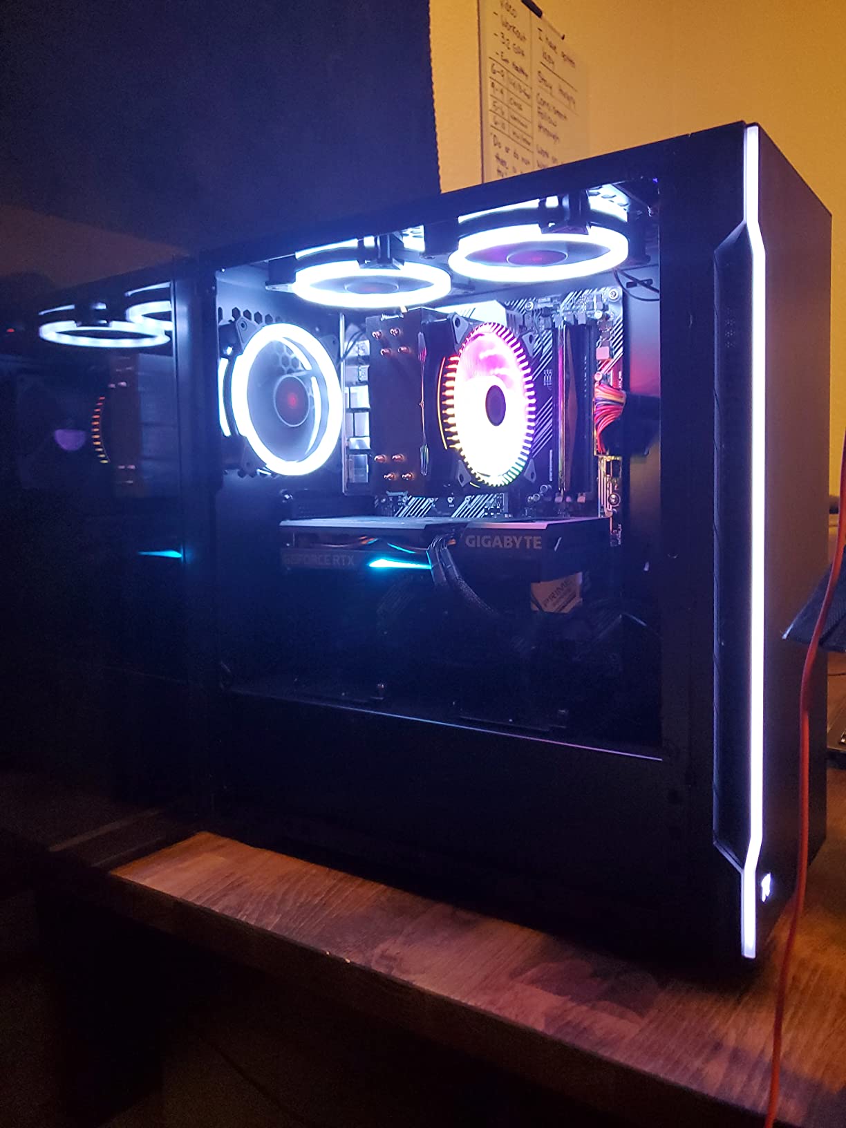 Skytech Gaming O11 Vision Desktop PC, Ryzen 7 9800X3D 4.7 GHz (5.2 GHz), AMD RX 9070XT 16GB, 2TB Gen4 NVMe SSD, 32GB DDR5 RAM 6000 RGB, 850W Gold ATX 3 PSU, 360mm ARGB AIO, Wi-Fi, Win 11 - Customer Photo 1