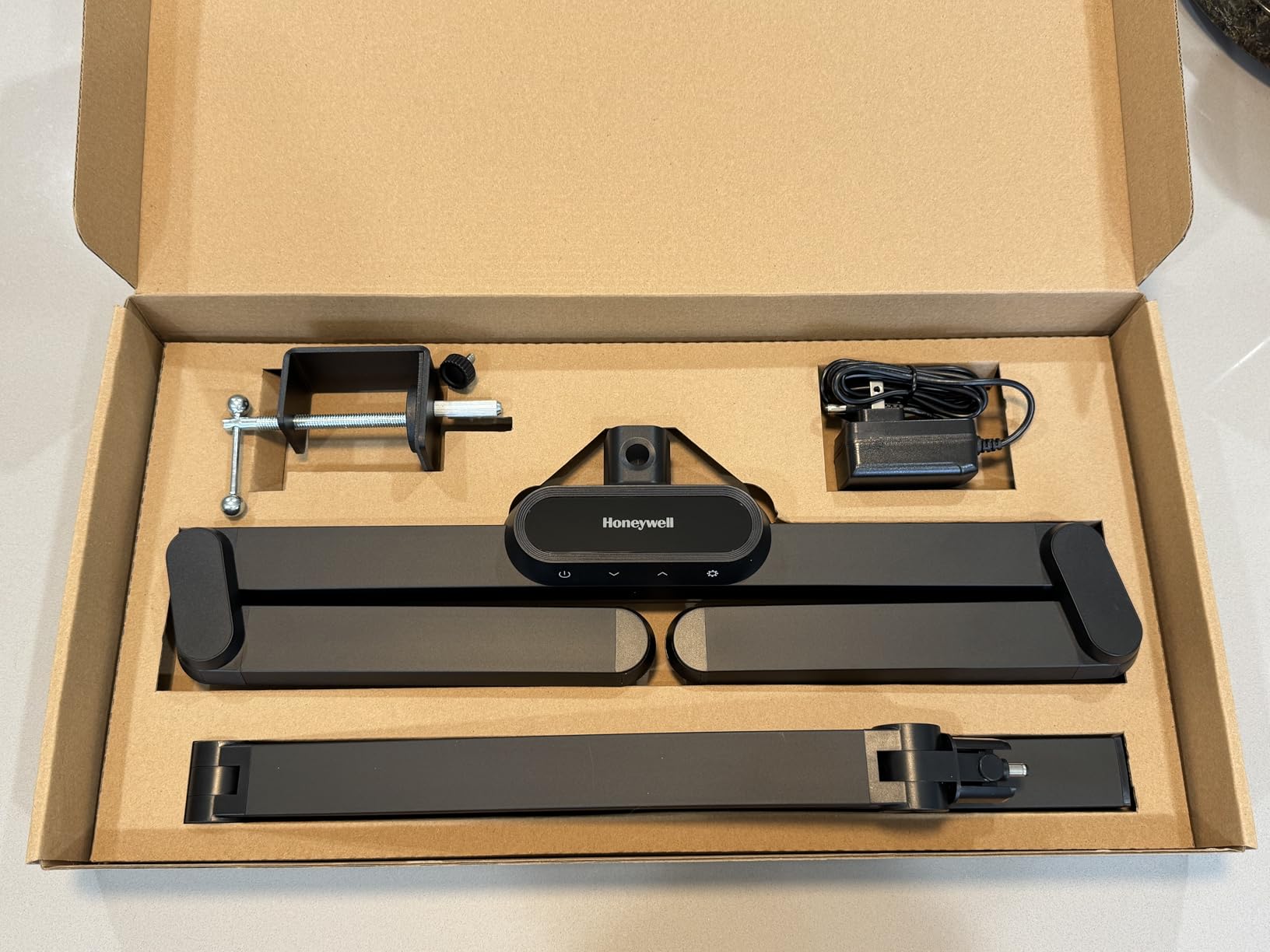 Honeywell LED Desk Lamp with Clamp - HJ3 Sunturalux Architect Desk Lamp for Home Office with 4 Color Modes, Ultra Bright Computer Desk Light Stepless Dimming Task Lamp for Working Workbench - Customer Photo 1