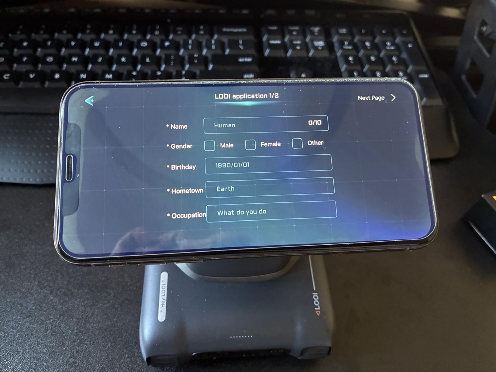 LOOI Robot-Space Black – AI Desktop Companion with ChatGPT Voice Interaction, Memory, Personality, Gesture & Face Recognition, Emotional Support, and 10W Wireless Charging - Customer Photo 2