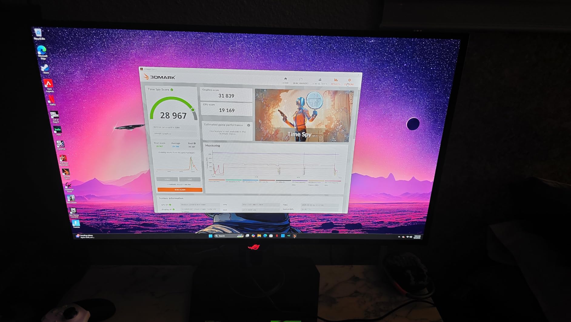 Skytech Gaming Legacy 4 Desktop PC, Ultra 9 285K 3.7 GHz(5.7 GHz Turbo), NVIDIA RTX 5080 16GB, Z890 Board, 2TB Gen4 NVMe SSD, 64GB DDR5 RAM 6000, 1000W Gold ATX 3 PSU, 420mm ARGB AIO, Wi-Fi, Win 11 - Customer Photo 4