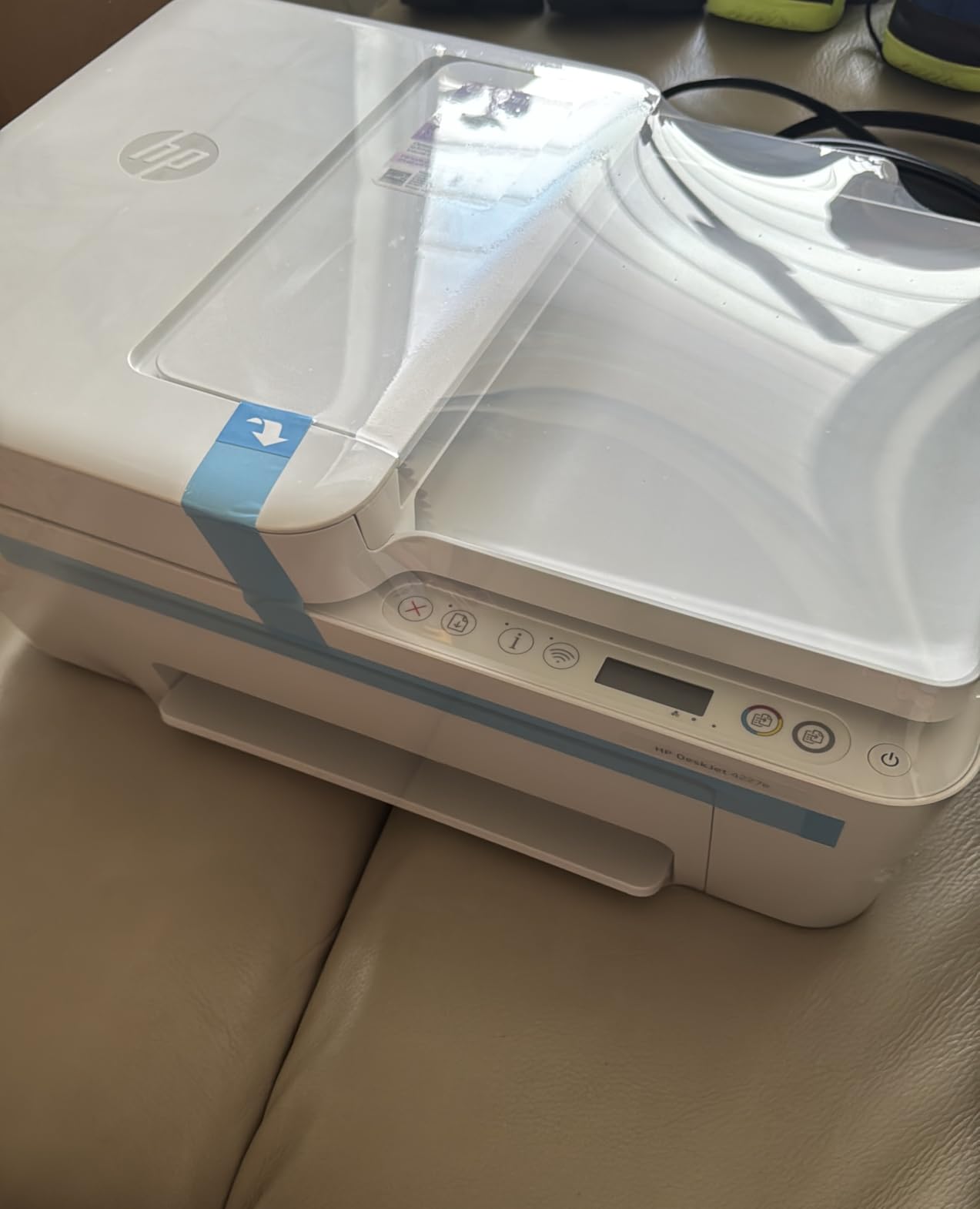 HP DeskJet 4227e Wireless All-in-One Color Inkjet Printer, Scanner, Copier, Best-for-Home, 3 Month Instant Ink Trial Included, AI-Enabled (6W7F0A) - Customer Photo 4