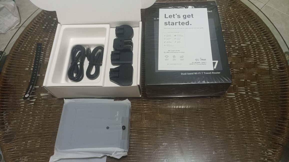 GL.iNet GL-BE3600 (Slate 7) Portable Travel Router, Pocket Dual-Band Wi-Fi 7, 2.5G Router, Portable VPN Routers WiFi for Travel, Public Computer Routers, Business Trip, Moblie/RV/Cruise/Plane - Customer Photo 1