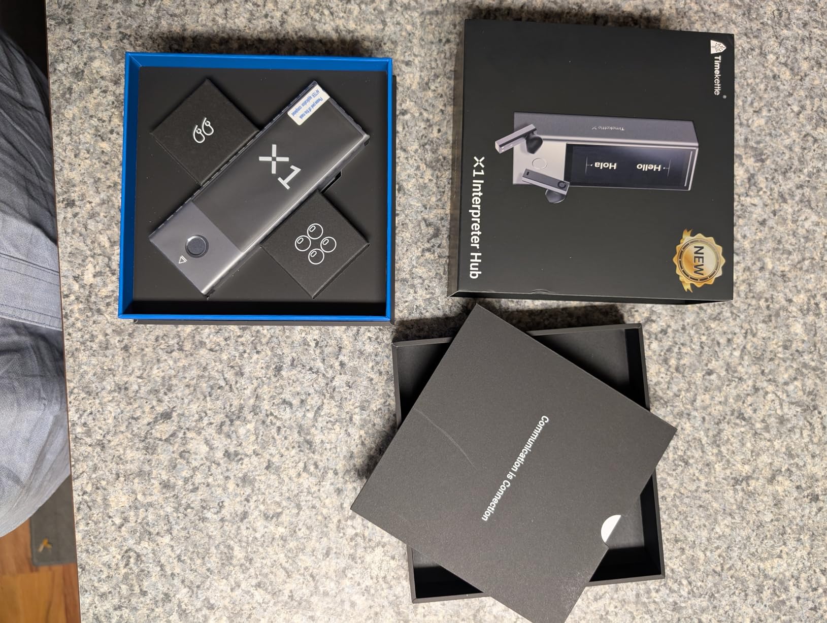 Timekettle X1 AI Interpreter Hub — 40-Language, Two-Way Translation Device for up to 50 Users. Perfect for Business, K-12 Education, and Real-time multilingual speeches - Customer Photo 2