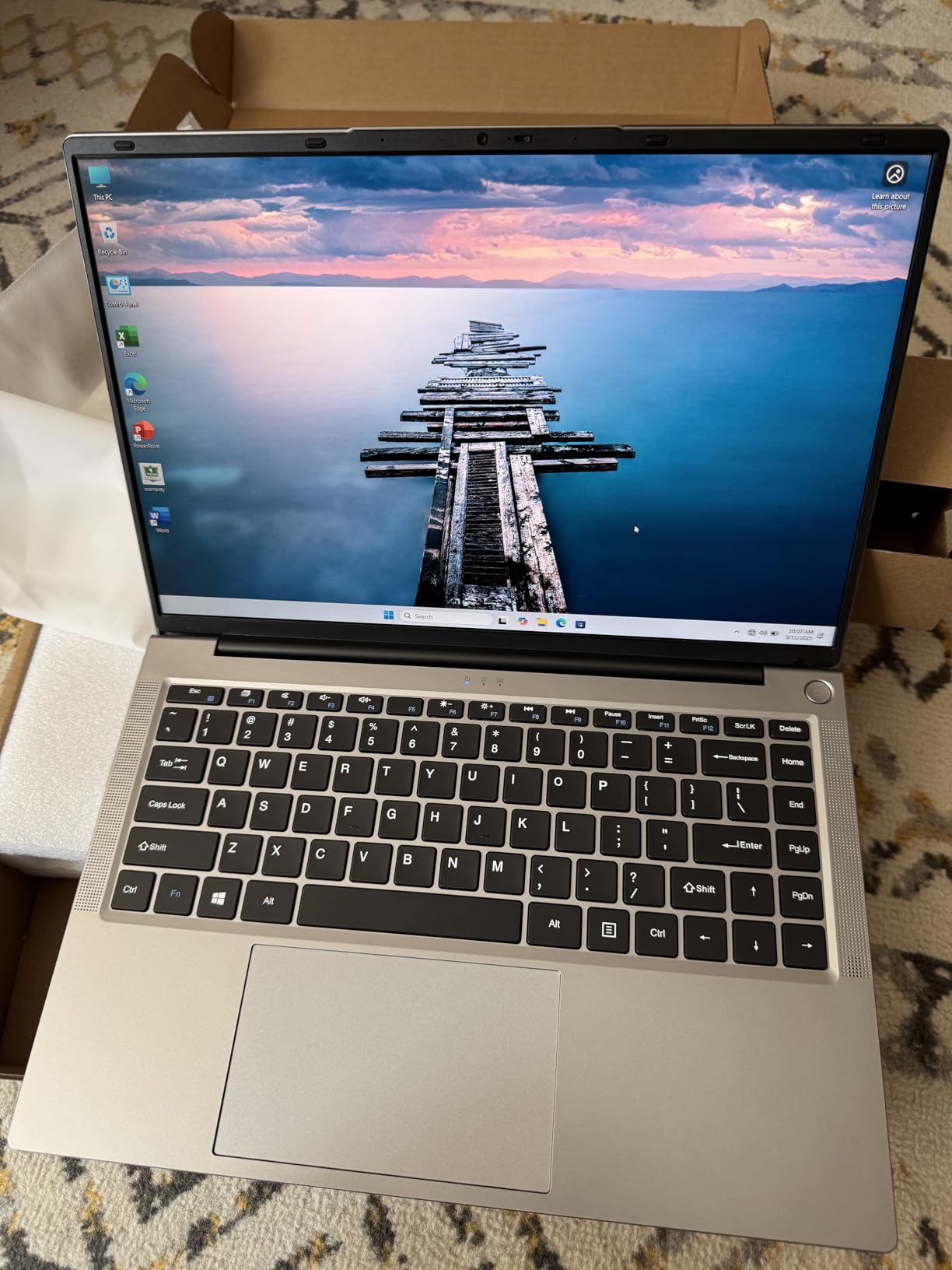 AE86 i5 Laptop PC丨24GB RAM 512GB SSD丨1920x1200 100% sRGB Display丨HDMI丨USB A x 3丨Dual Band WiFi BT5.0丨Long Lasting Battery丨Office Suite丨 Notebook Computer for Business Student, Silver - Customer Photo 3