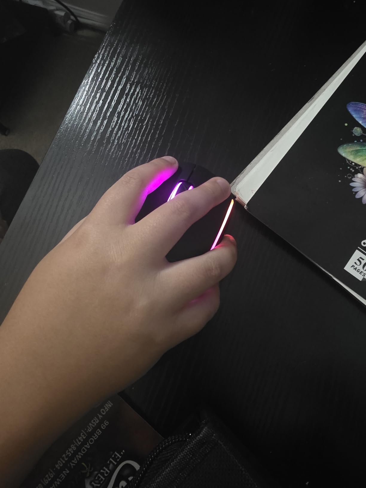 FFJ Wireless Gaming Mouse, 24000 DPI, Tri-Mode 2.4G/USB-C/Bluetooth 5.3 Gaming Mouse Wireless, RGB Programmable Mouse Gamer, 75Hrs Battery Life, Rechargeable Gaming Mice for PC, Mac, PS5, Xbox - Black - Customer Photo 2