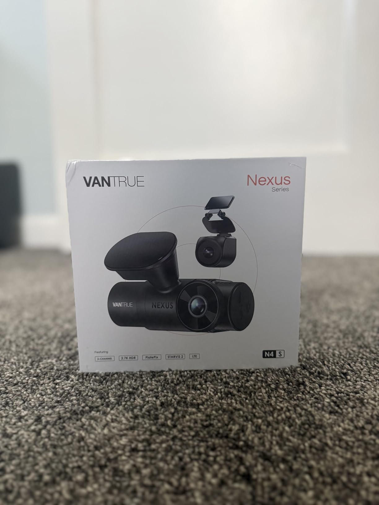 Vantrue N4S 3 Channel Front Inside Rear Dash Cam, 2.7K+1440P+1440P WiFi Dash Camera w/PlatePix™, STARVIS 2 x HDR x IR Night Vision, Voice Control, GPS, 24/7 Parking Mode, Support 1TB Max - Customer Photo 2
