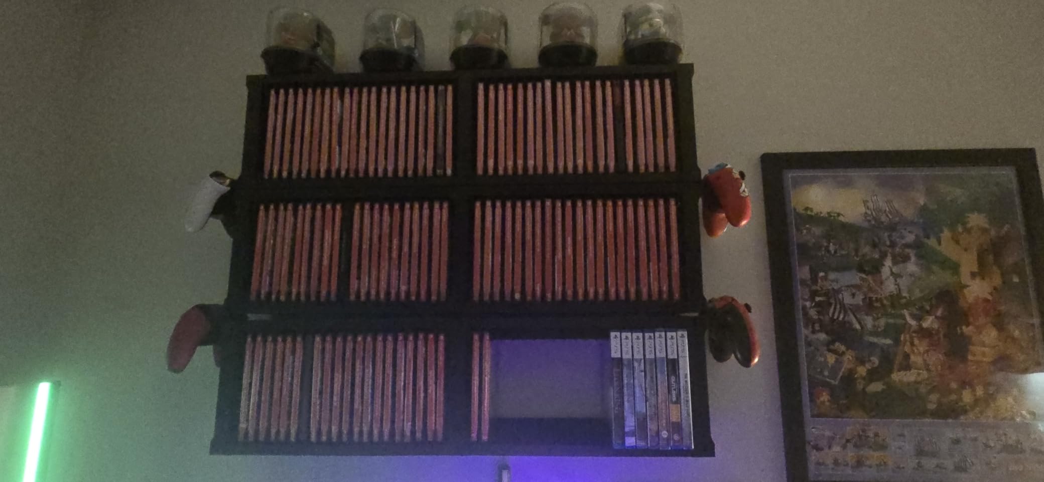 Kytok Video Game Disc Rack Tower Storage Holder Stand Universal for PS5/PS4/ XBOX One/Series/Nintendo Switch Game, Game Organizer Shelf Display Stand for Wall Mount/Desk/Floor with Controller Holder Customer Review Kytok Video Game Disc Rack Tower Storage Holder Stand Universal for PS5/PS4/ XBOX One/Series/Nintendo Switch Game, Game Organizer Shelf Display Stand for Wall Mount/Desk/Floor with Controller Holder - Customer Photo 1