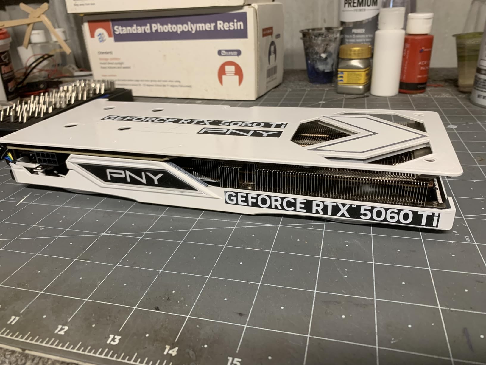 PNY NVIDIA GeForce RTX™ 5060 Ti Epic-X™ ARGB OC Triple Fan, Graphics Card (8GB GDDR7, 128-bit, Boost Speed: 2692 MHz, SFF-Ready, PCIe® 5.0, HDMI®/DP 2.1, 2-Slot, NVIDIA Blackwell Architecture, DLSS 4) - Customer Photo 5