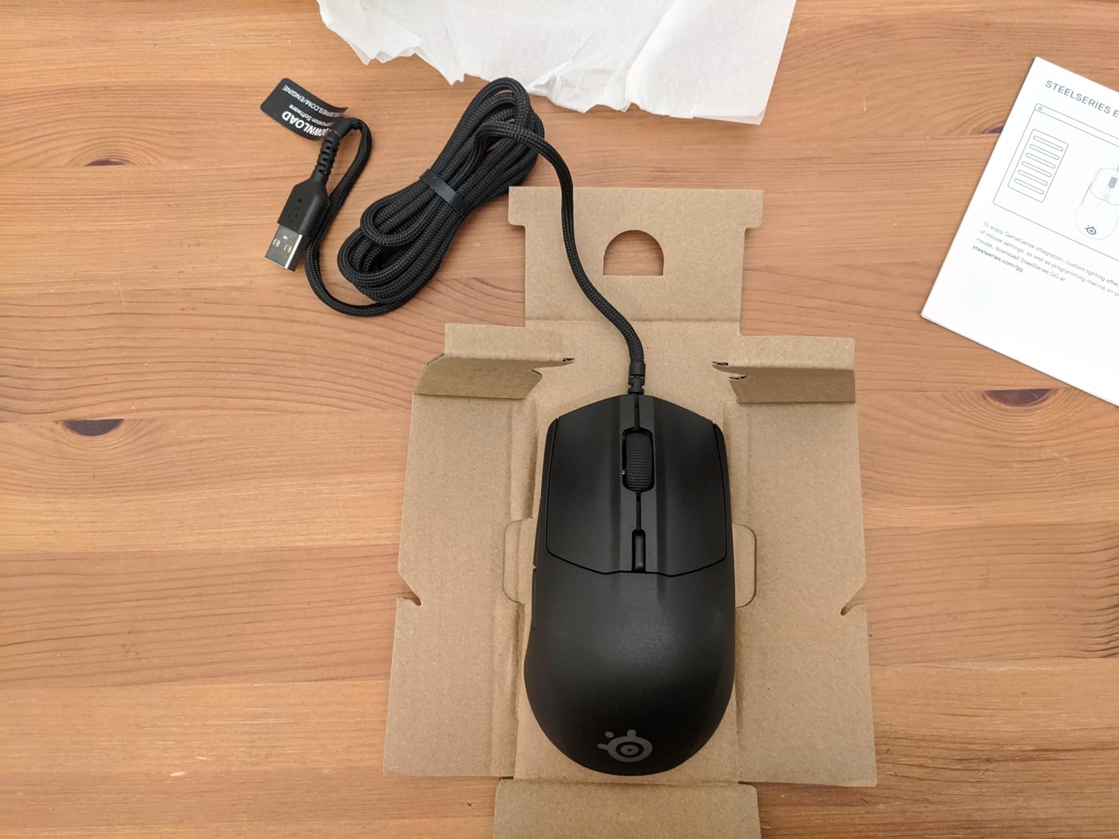 SteelSeries Rival 3 Gen 2 Gaming Mouse — 8500 DPI TrueMove Core Optical Sensor — 60 Million Click Durability — Low Latency — 77g Lightweight — 100% PTFE Feet — RGB — Black - Customer Photo 2