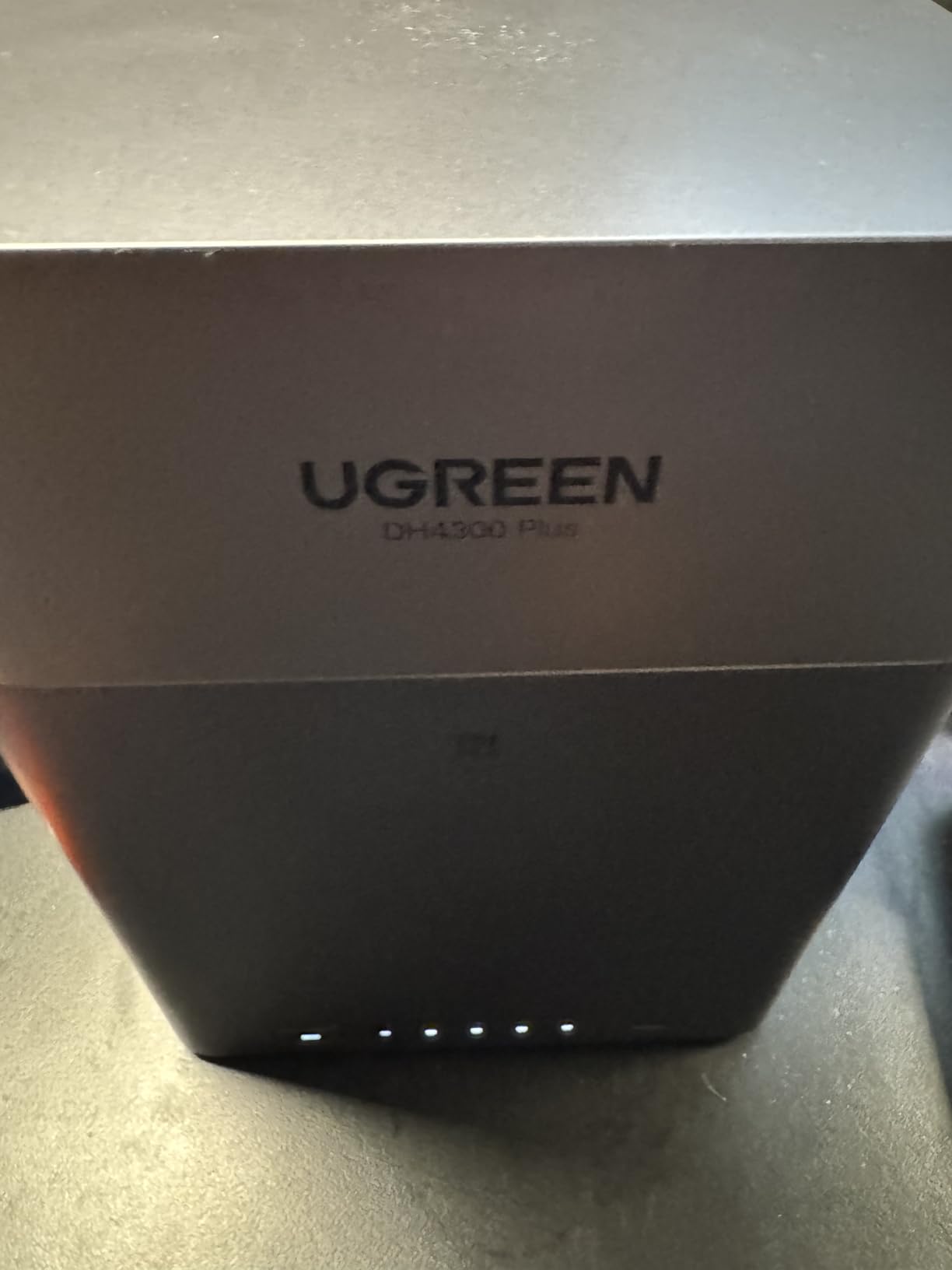 UGREEN NASync DH4300 Plus 4-Bay Desktop NAS, Support Capacity 120TB (Diskless), Remote Access, AI Photo Album, Beginner Friendly System, 8GB LPDDR4X RAM, 2.5GbE, 4K HDMI, Network Attached Storage - Customer Photo 4
