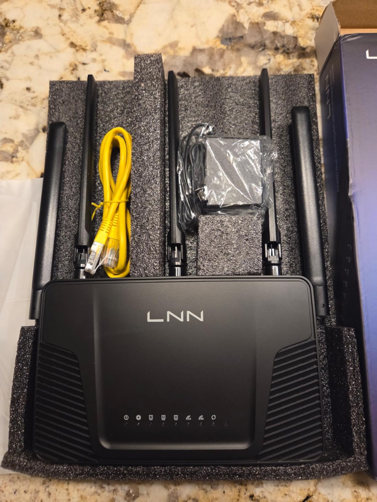 LNN Wi-Fi 6 Router, 3000Mbps Dual Band Wireless Gigabit Routers for Gaming, 20+ Devices Support with OFDMA, 2000 Sq.Ft Coverage, FCC Certified - Customer Photo 3