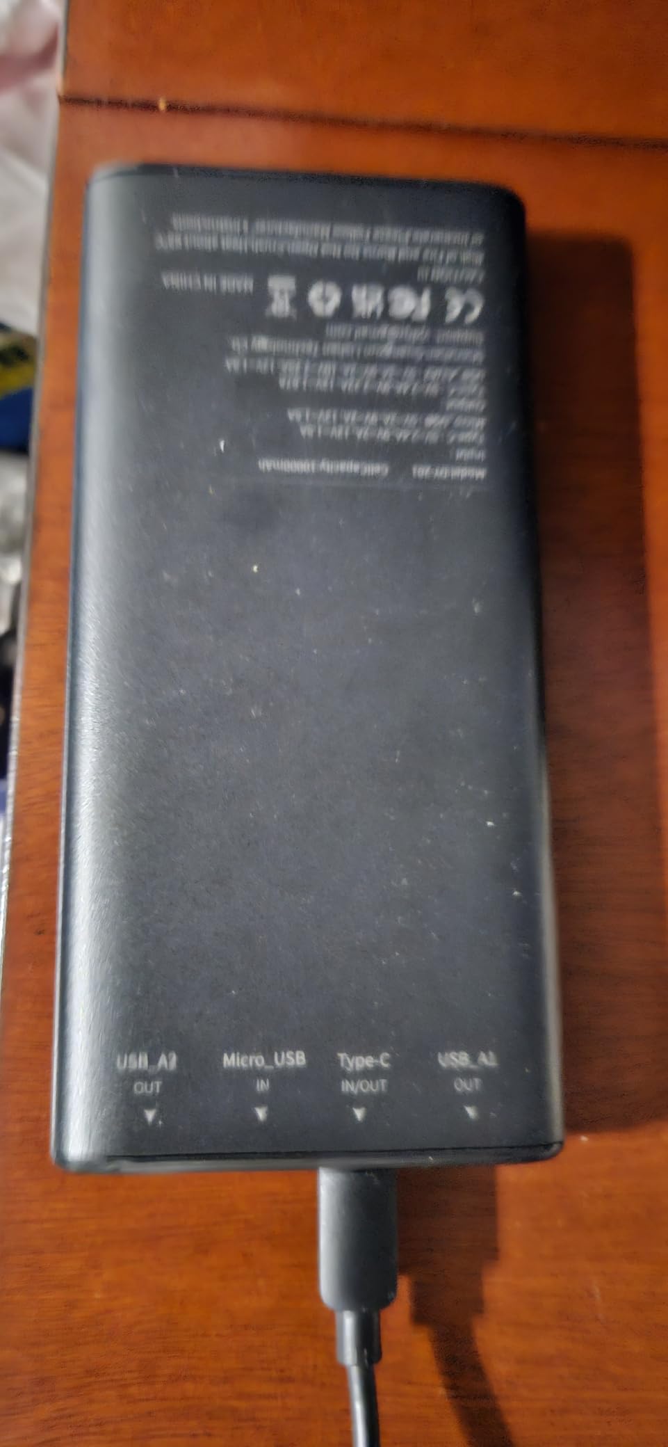 Power Bank 10000mAh Portable Charger, USB-C (Input&Output) 22.5W Fast Charging Battery Pack,PD 3.0+QC 4.0 LED Display Phone PowerBank, for iPhone Samsung and etc Smartphones and All USB Devices - Customer Photo 1