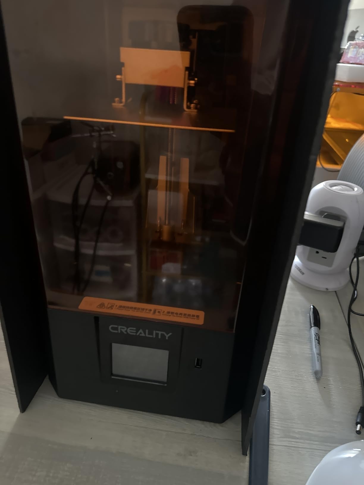 Creality Resin 3D Printer for Kids and Beginners, HALOT R6 Fully Assembled, Upgraded Light Source with High-Precision Printing, LCD Monochrome Screen Simple Workflow 3D Resin Printers - Customer Photo 2