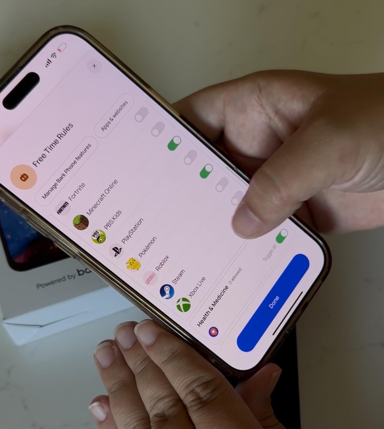 Bark Phone - Safest Phone for Kids & Teens - Monitor Texts, Social Media, and More - Tamper Proof Parental Controls - GPS Tracking - Unlimited Talk/Text A16 - Customer Photo 3
