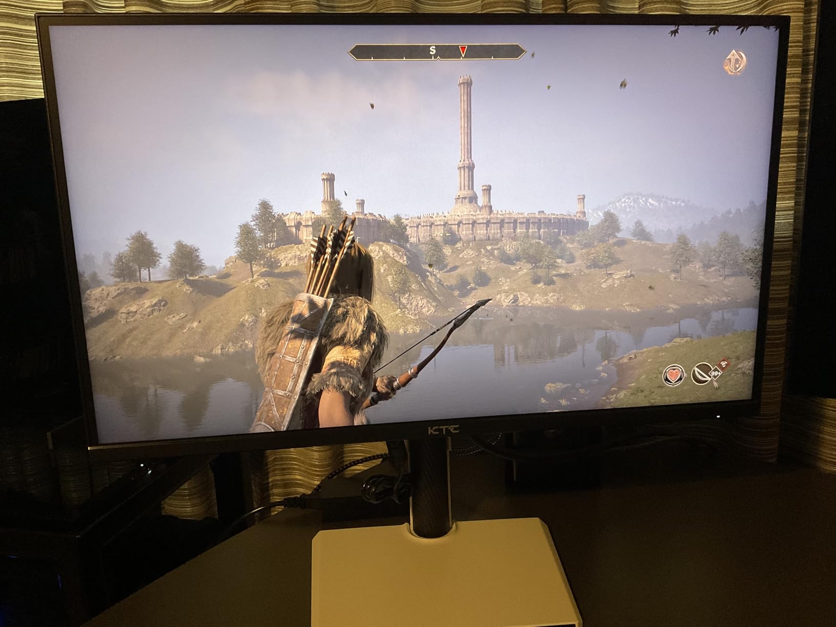 KTC QHD Mini LED Monitor 27 Inch, 1440P 180Hz Gaming PC Monitor, HDR 1400, HDMI2.0, DP1.4, USB, Swivel/Height/Pivot/Tilt Adjustable, VESA Wall Mount, White, M27T6 Customer Review KTC QHD Mini LED Monitor 27 Inch, 1440P 180Hz Gaming PC Monitor, HDR 1400, HDMI2.0, DP1.4, USB, Swivel/Height/Pivot/Tilt Adjustable, VESA Wall Mount, White, M27T6 - Customer Photo 1