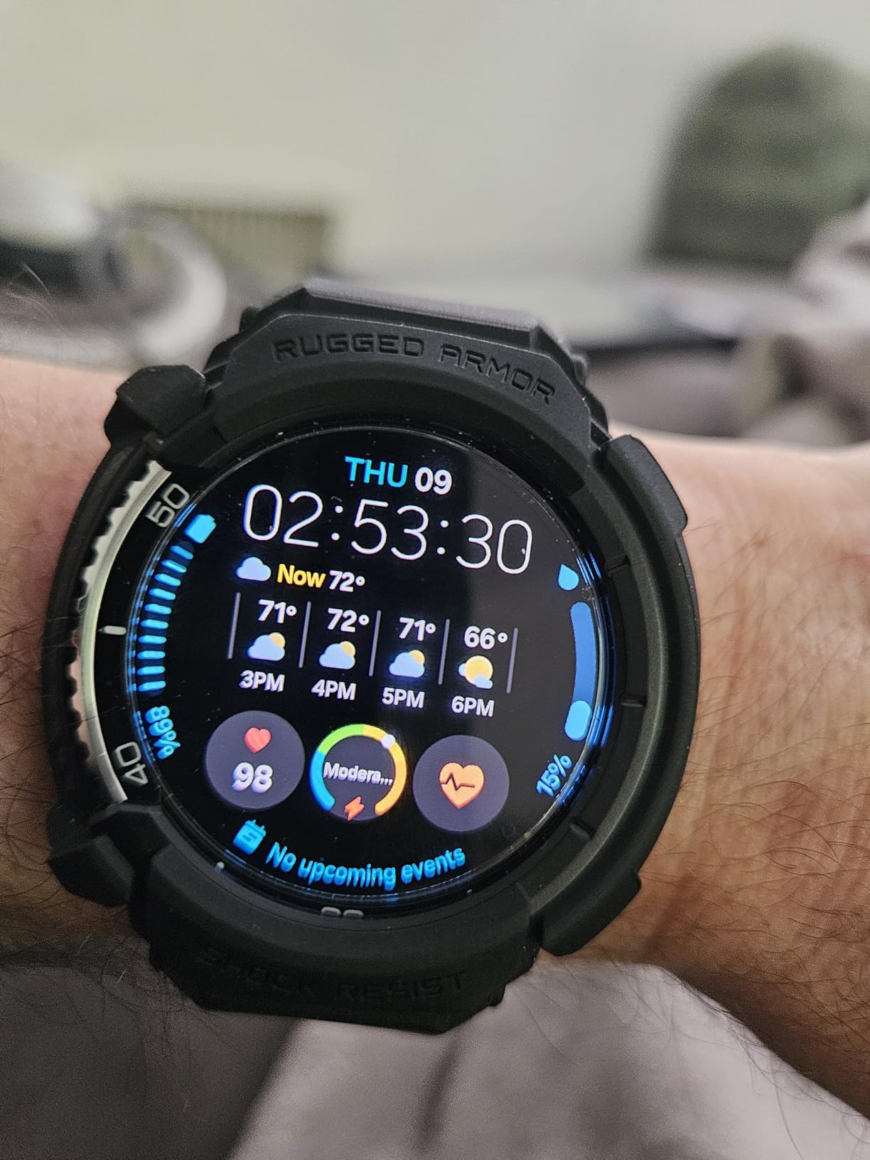 Samsung Galaxy Watch 8 (2025) 40mm Bluetooth Smartwatch, Cushion Design, Fitness Tracker, Sleep Coaching, Running Coach, Energy Score, Heart Rate Tracking, Graphite [US Version, 2 Yr Warranty] - Customer Photo 1