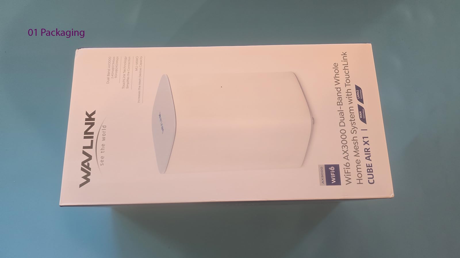 WAVLINK AX3000 WiFi 6 Mesh System 1 Pack - Covers up to 2500 Sq.Ft., Speeds up to 3.0 Gbps, Replaces Wireless Router and WiFi Extender Signal Booster, Easy Setup, Smart App Control - Customer Photo 3
