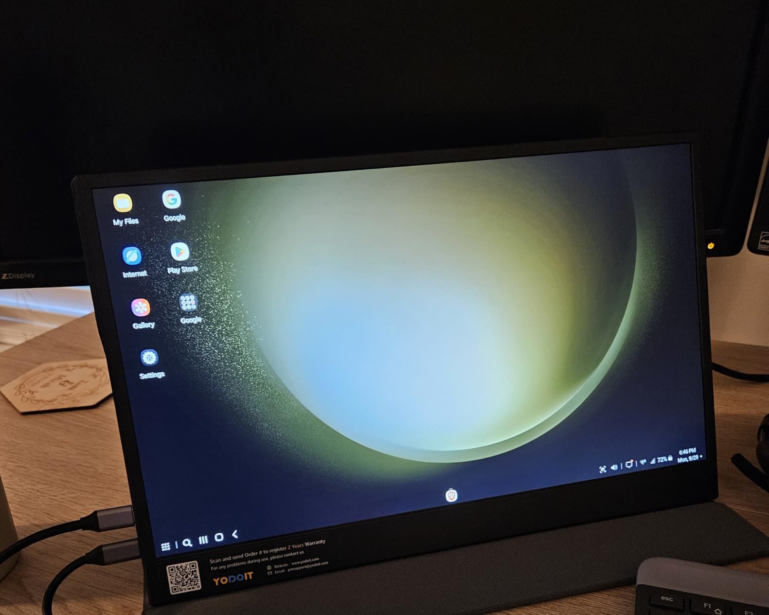 Yodoit Portable Monitor for Laptop, 15.6