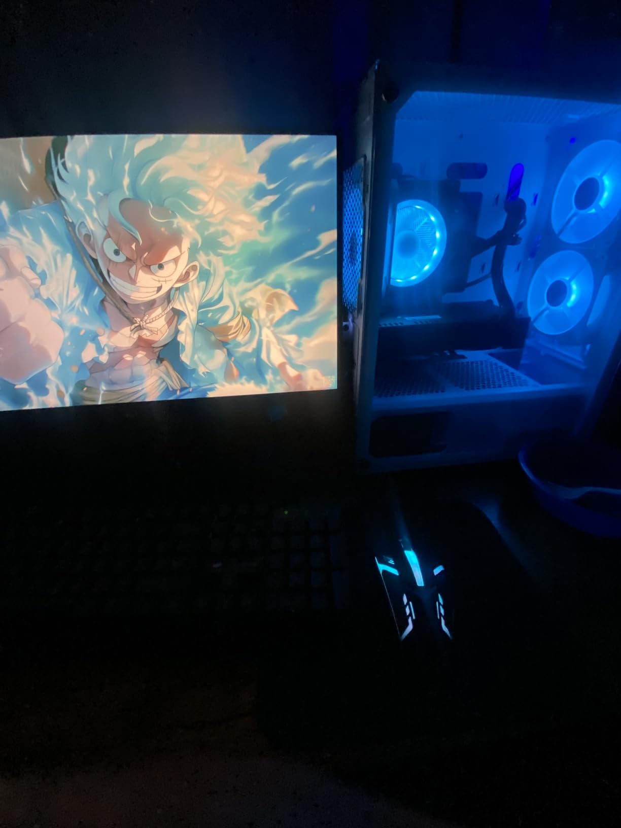 STGAubron Gaming PC Computer Desktop, Intel Core i7 8th Gen up to 4.1GHz, GeForce RTX 3050 6G, 16G DDR4, 1T SSD, WiFi 6, BT 5.2, RGB Fan x6, Windows 11 Home - Customer Photo 4