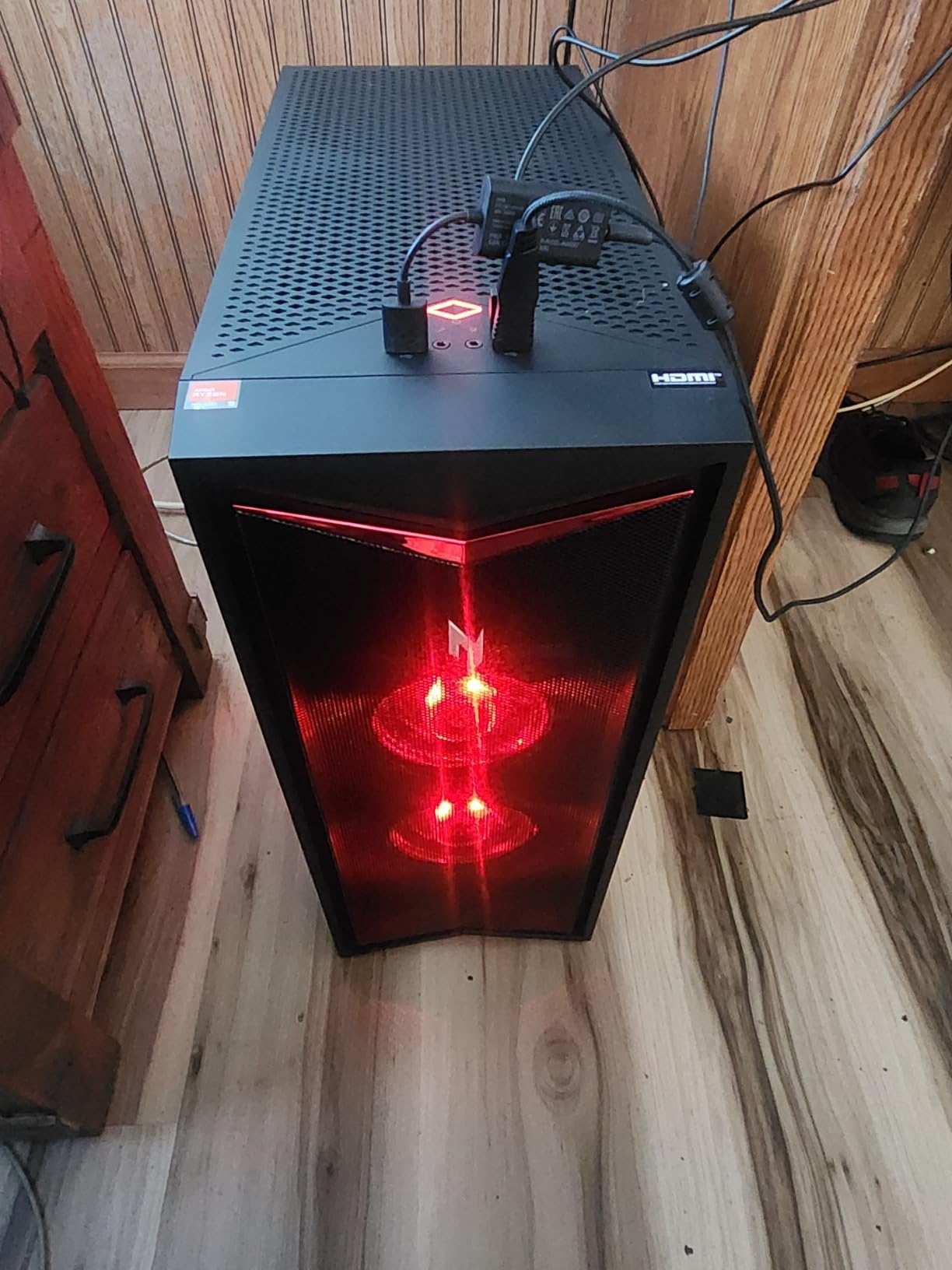 Acer Nitro 60 N60-181-UR26 Gaming Desktop | AMD Ryzen 9 7900 12 Core Processor | NVIDIA GeForce RTX 5070 Ti Graphics (1406 AI TOPS) | 32GB DDR5 | 2TB PCIe 4.0 SSD | Wi-Fi 6 802.11ax | Gigabit Ethernet - Customer Photo 2