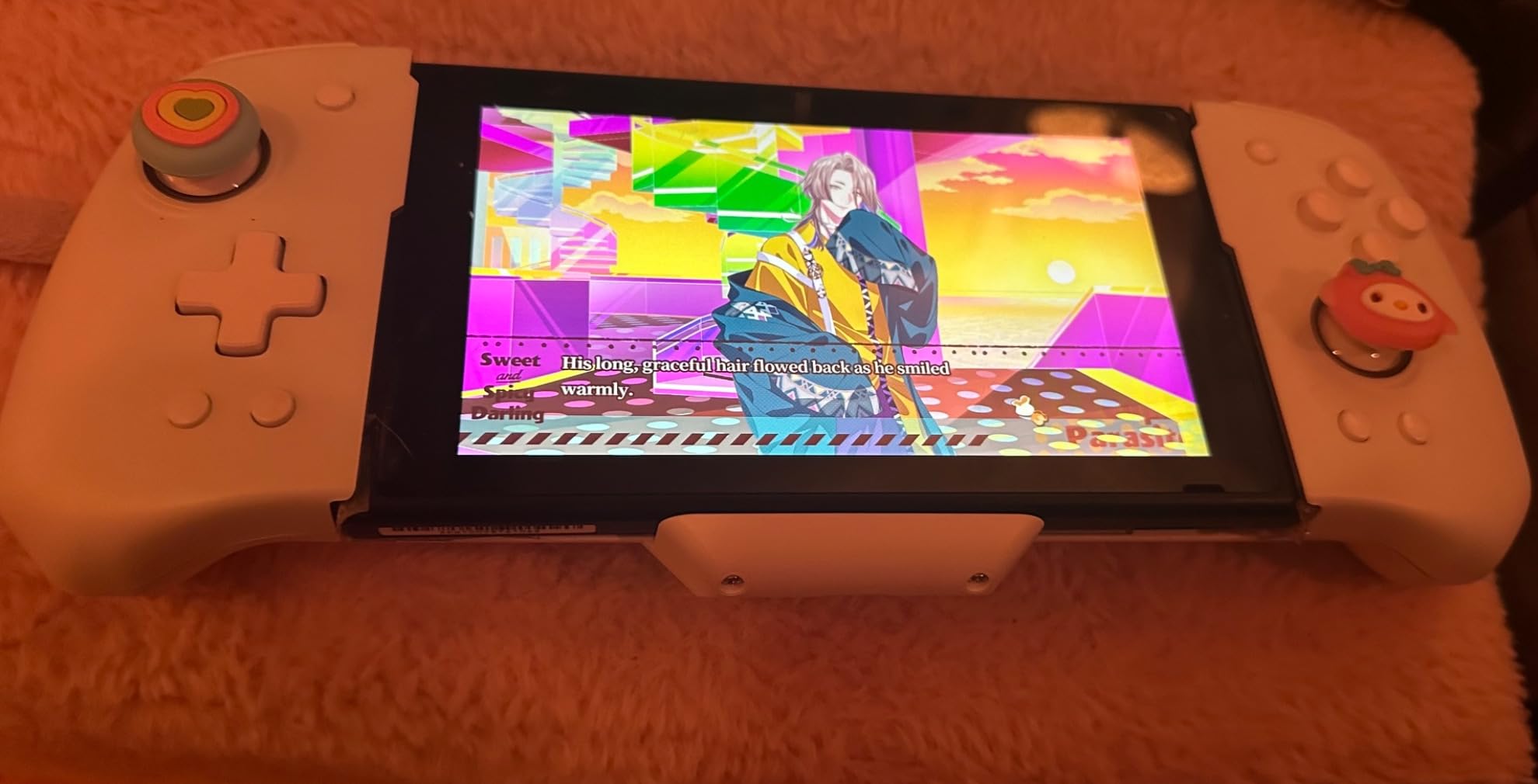 FUNLAB Switch Handheld Controller Pro Compatible with Nintendo Switch/OLED Joypons Replacement, Luminous Switch Joypad, Ergonomic Switch One Piece Controller - Customer Photo 2