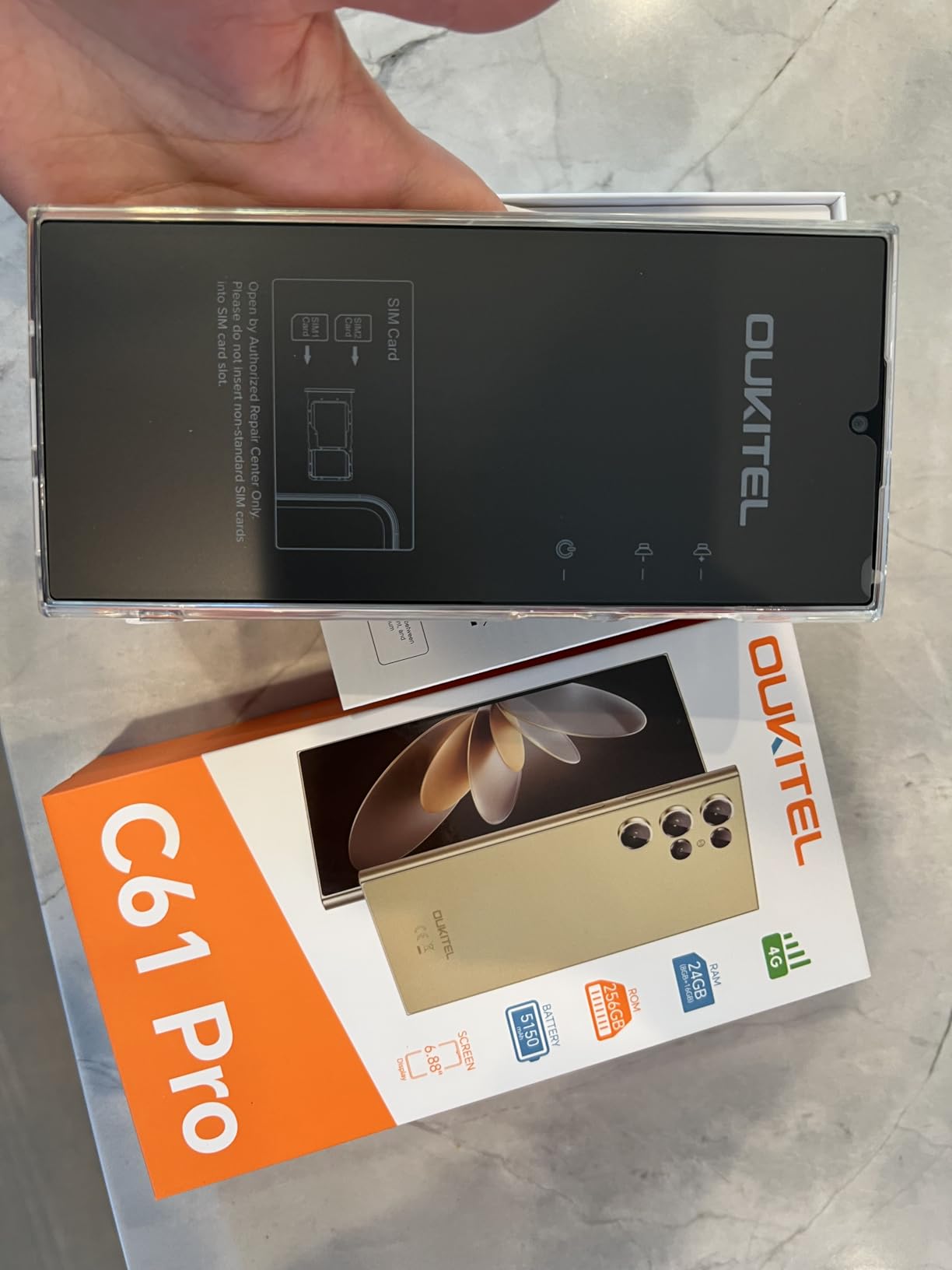 OUKITEL C61 Pro Android 15 Phone - 6.88
