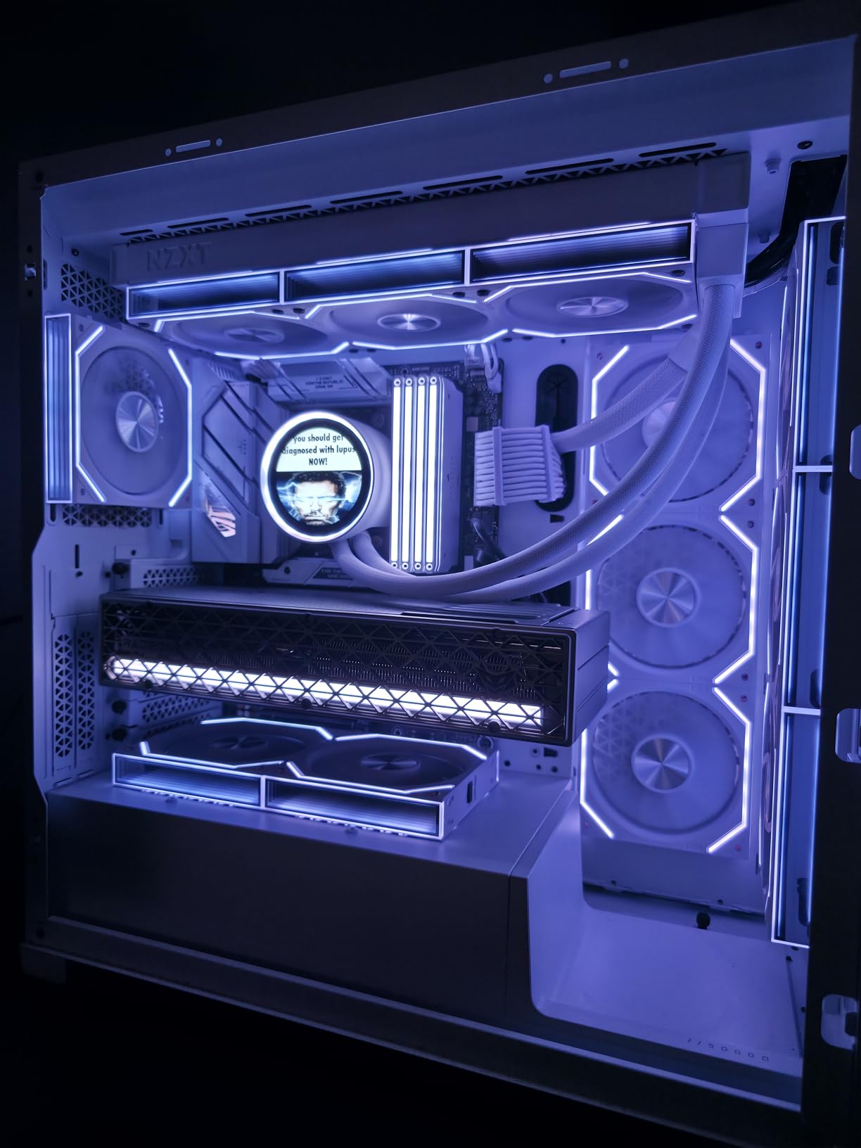 Asiahorse Dawn 120mm Case Fan, ARGB PWM 1850RPM/71CFM Airflow, Forward & Reverse Blade Design, Low Noise, Precision HDB Bearings High Performance RGB PC Fan Modular Connection - Customer Photo 5