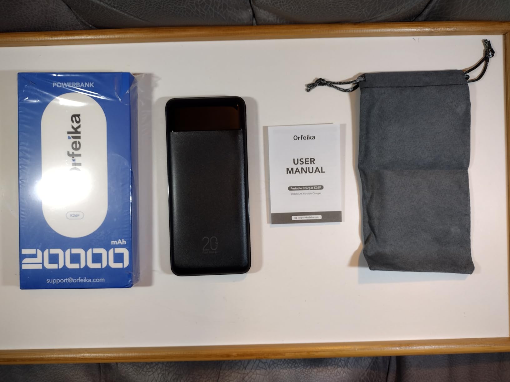 20000mAh Power Bank Fast Charging, Portable Charger with 4 Built-in Cables & 6 Outputs, 20W PD USB C Battery Pack Compatible with iPhone 16/15, Galaxy, Android, iPad & More (Travel Essential) - Customer Photo 1