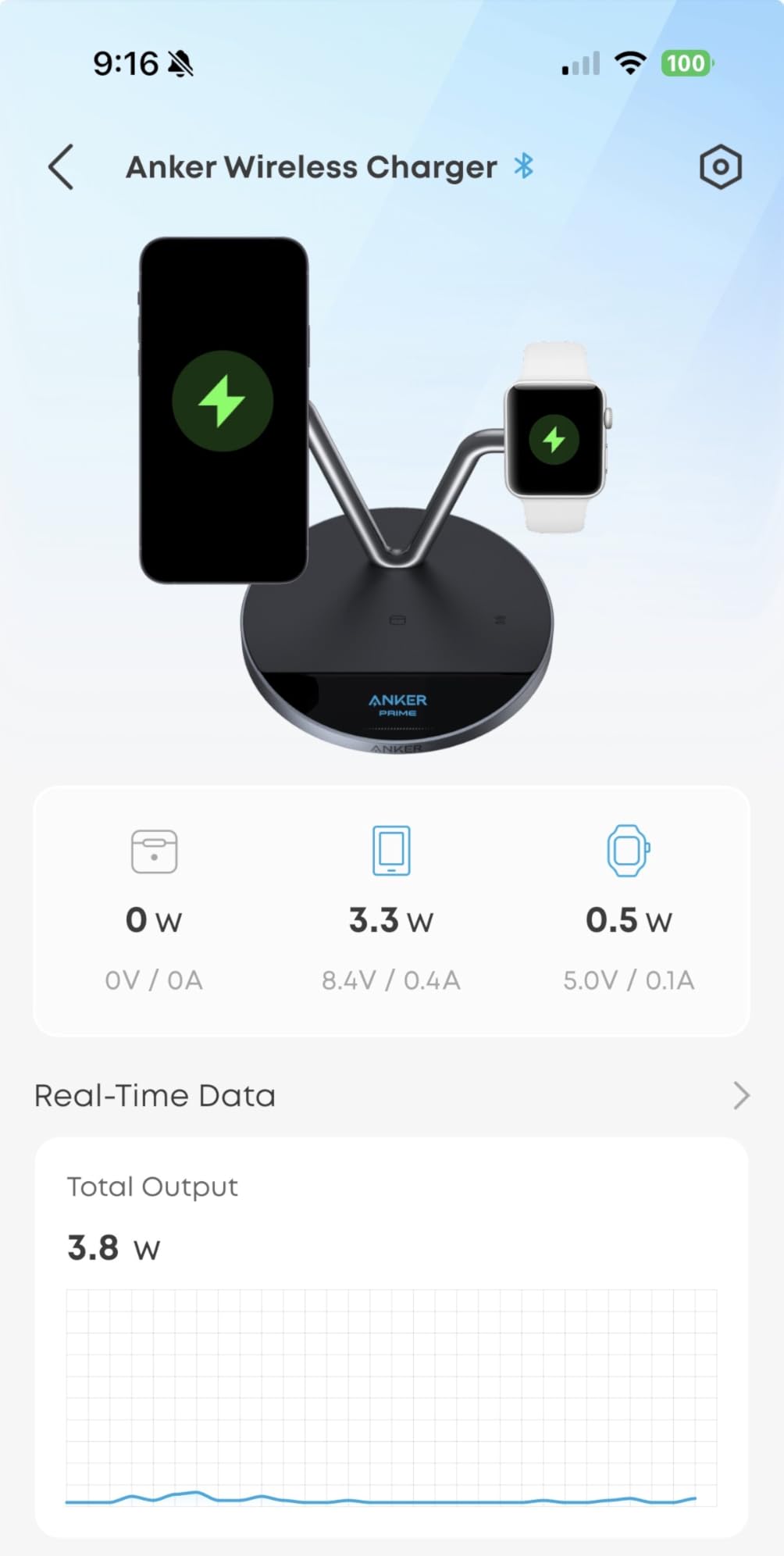 Anker Prime MagSafe Charger Compatible, 3-in-1 Charging Station, Qi2 25W Certified Wireless Charger Dock Stand, Smart Display with TEC Active Cooling, for iPhone 17, Apple Watch, AirPods, and More - Customer Photo 1
