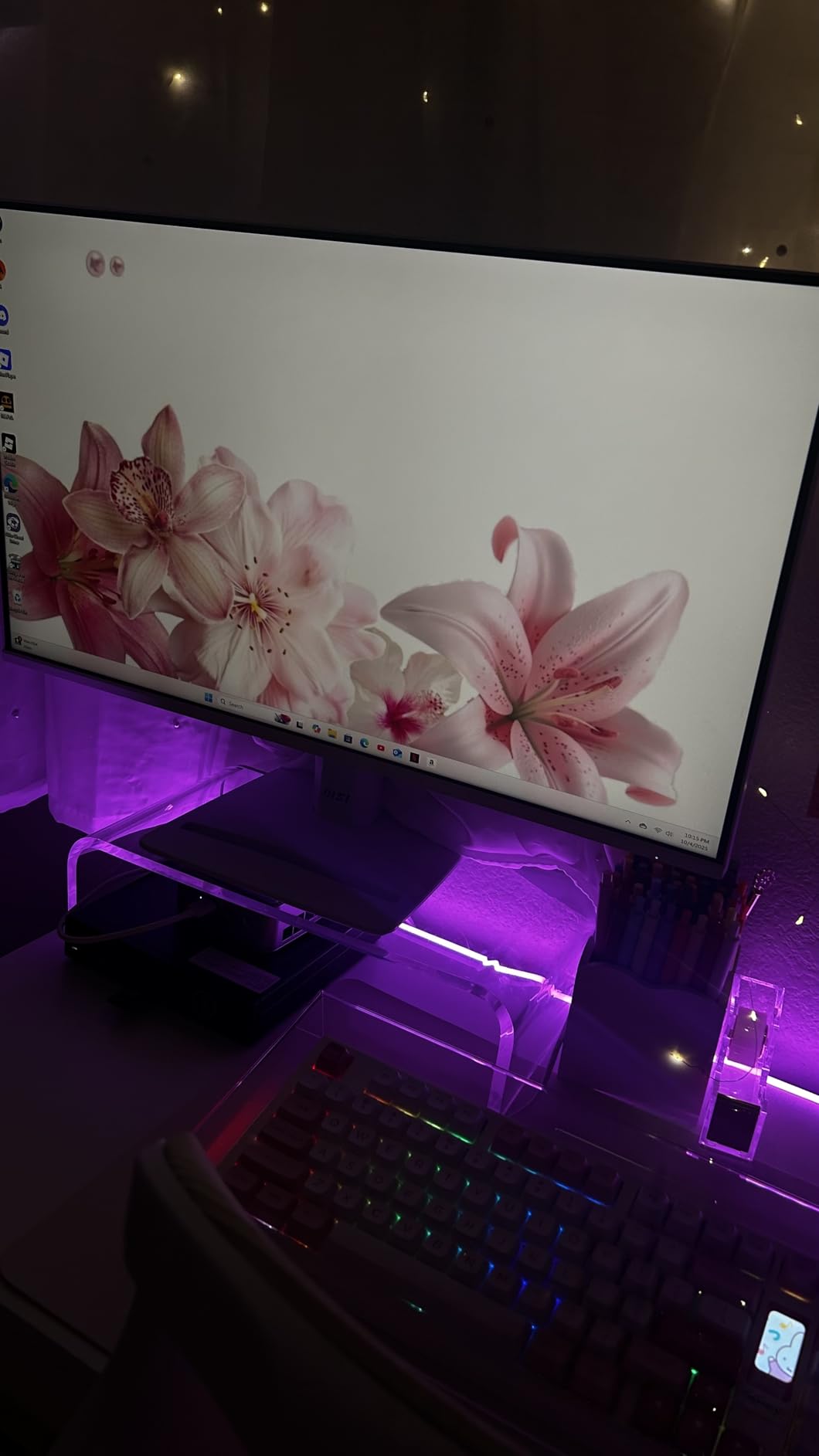 MSI PRO MP272PMG, 24-inch IPS 1920 x 1080 (FHD) Computer Monitor, 120Hz, Webcam, Adaptive-Synch, EPEAT Silver, HDMI, DisplayPort, VGA Port, VESA Mountable, Tilt, Height Adjustable, Speaker, 1ms, Black - Customer Photo 3