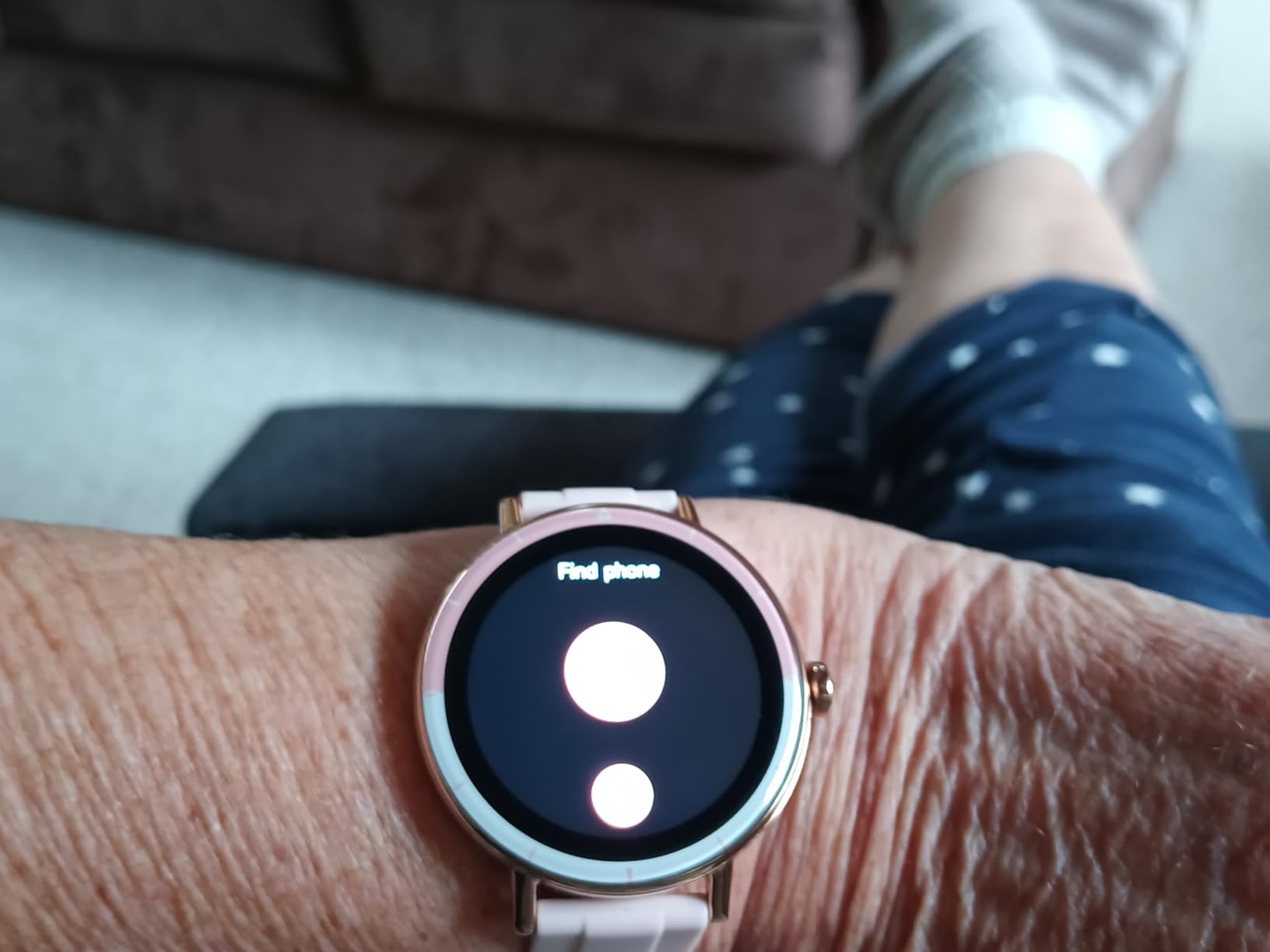 KEEPONFIT Smart Watches for Women Android/iPhone, IP68 Waterproof Fitness Tracker with Bluetooth Calls(Answer&Make), Activity Pedometer/Heart Rate/SpO2 Monitor/100+ Sports Model - Customer Photo 2