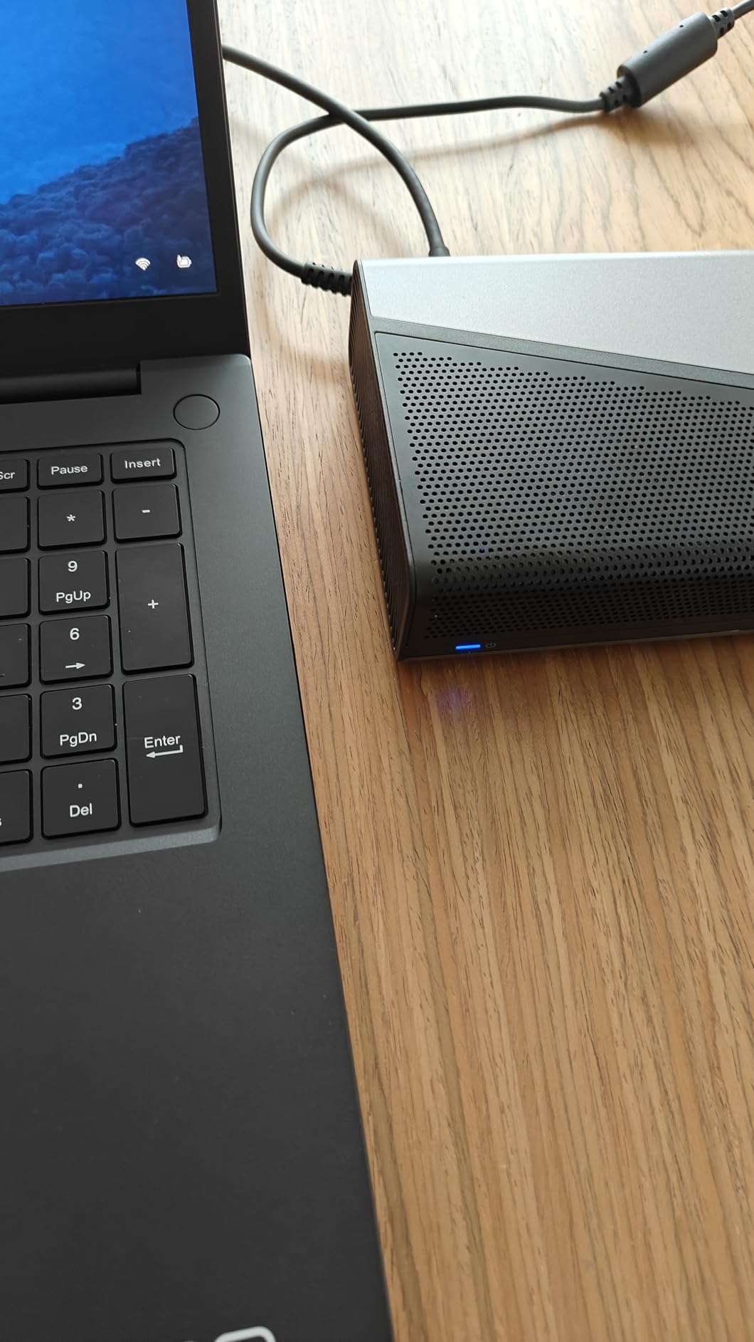 NIMO 17.3 Gaming-Laptop Ryzen 9 8945HS (Beat i9-13900H, Up to 5.2GHz) 16GB RAM, 512GB SSD, Radeon 780M, PD 100W Type-C AI-Enhanced for Copilot VR Ready, Backlit Keyboard, Fingerprint - Customer Photo 2