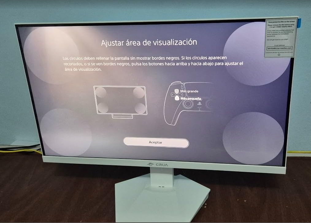 CRUA 27'' Gaming Monitor 360HZ 2k 1440P 120%sRGB IPS Computer Display Screen, Height/Pivot/Swivel/Tilt Adjustable Vertical Monitor Support FreeSync,Built in Speaker, PIP&PBP, DP1.4&HDMI2.1, Wall Mount - Customer Photo 4