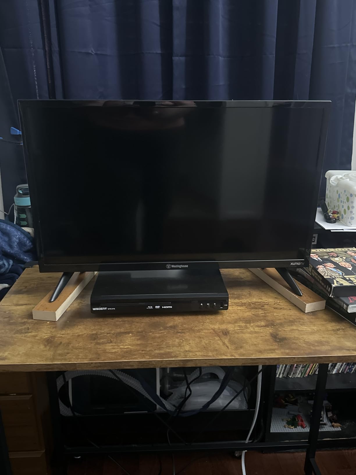 Westinghouse 43-inch Smart TV, 4K UHD Xumo TV w/ HDR10, Voice Remote, Dolby Vision, Dolby Atmos, Edgeless, Flat Screen LED Television w/Bluetooth, Apple AirPlay, Wi-Fi & Mobile Connectivity - Customer Photo 1