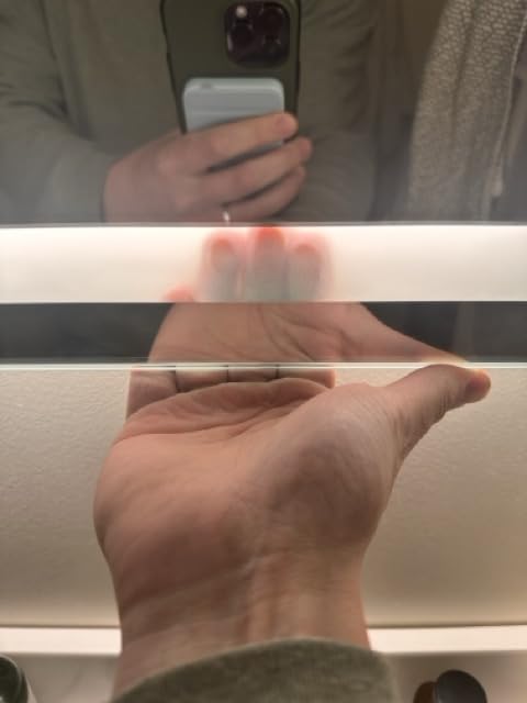 GarveeHome 60 in x 36 in LED Bathroom Mirror with Lights, Dimmable, Anti-Fog, Backlit + Front Lit, Smart Bathroom Vanity Mirror for Wall, Memory Function, Shatter-Proof (Horizontal/Vertical) - Customer Photo 4